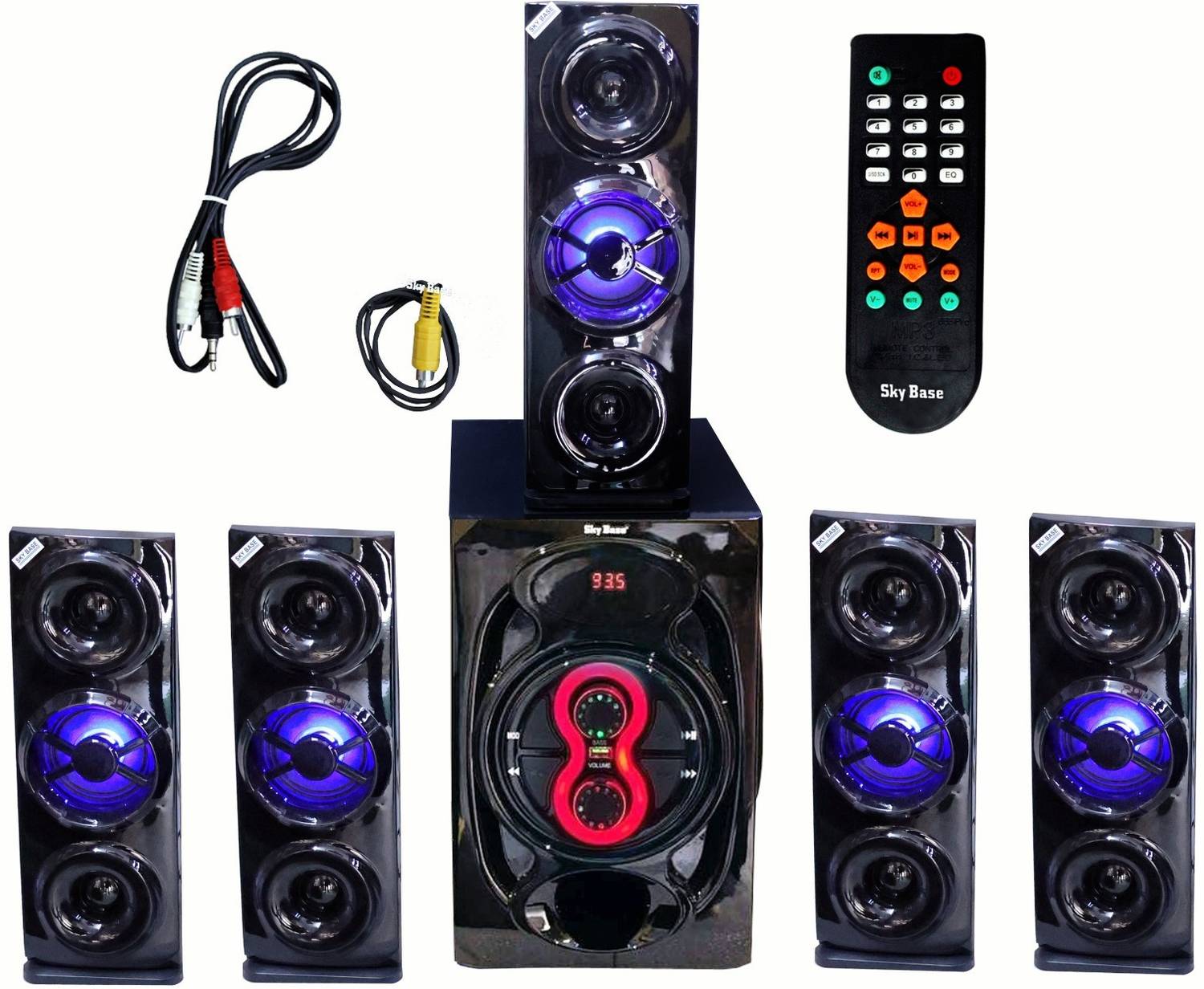 SKYBASE Cobra-2- 9500 W Bluetooth Home Theatre (Black, 5.1 Channe