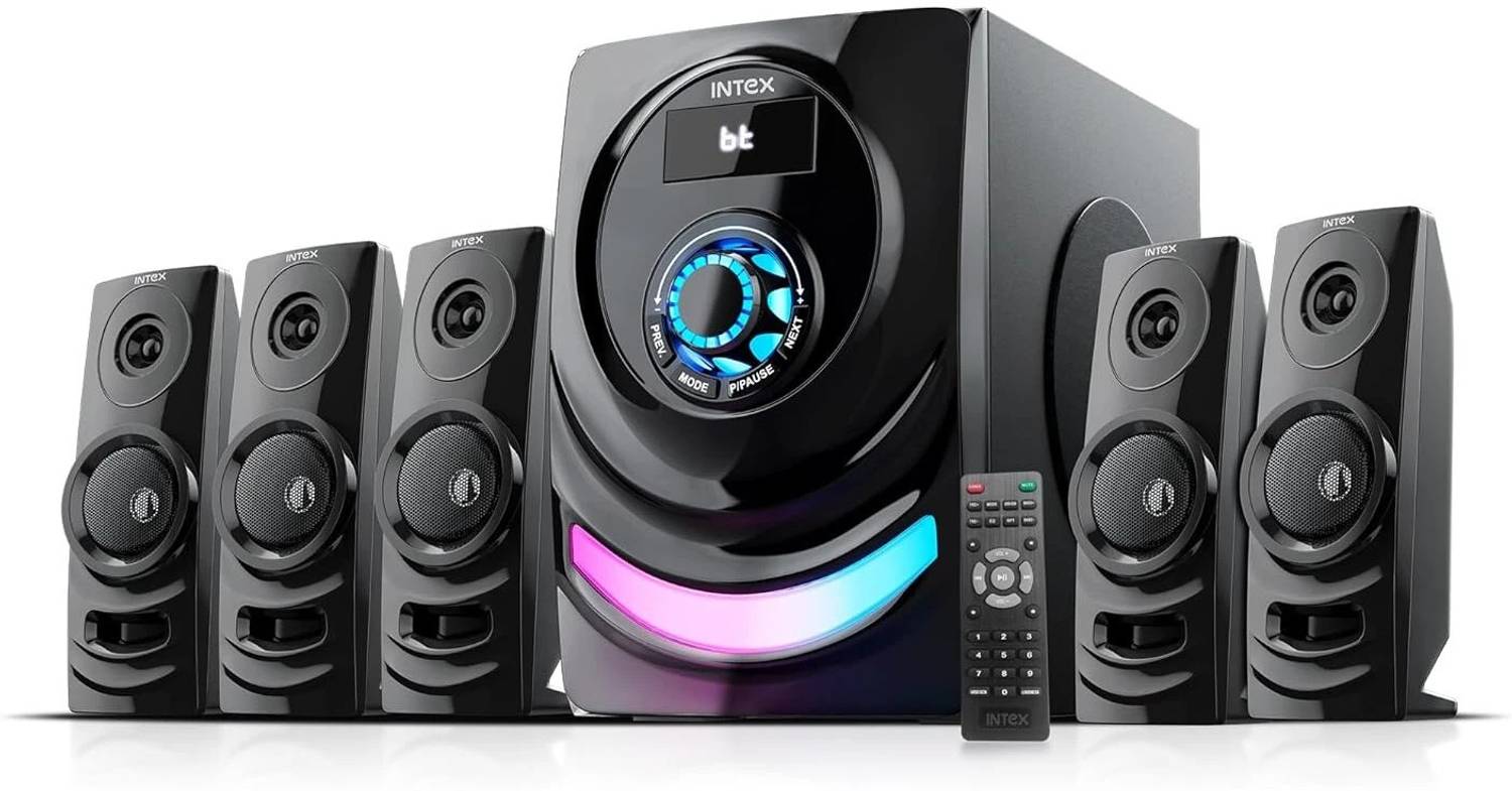 Intex 5.1 ROAR 1000 100W Bluetooth Home Theatre - Image 1
