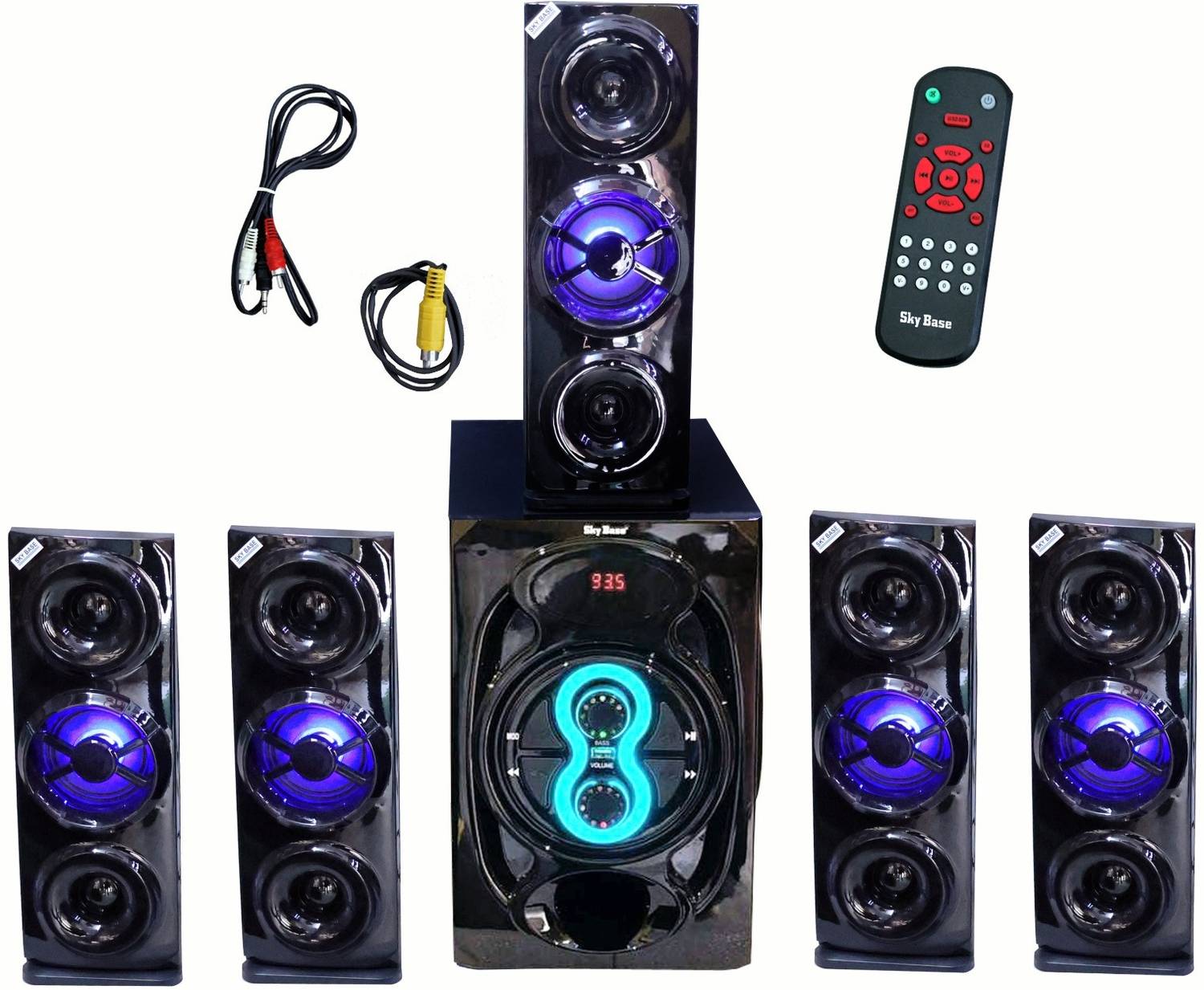 SKYBASE Cobra-2- 9500 W Bluetooth Home Theatre (Black, 5.1 Channe