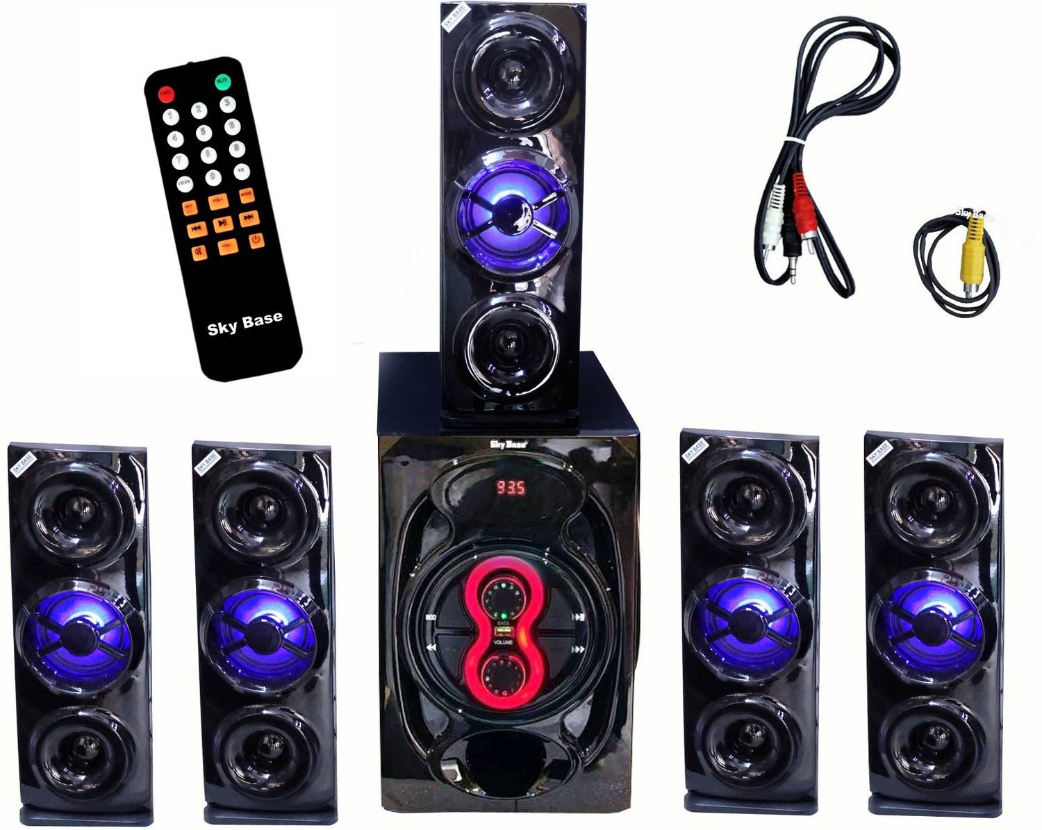 SKYBASE Cobra-2.0 9500 W Bluetooth Home Theatre (Black, 5.1 Chann