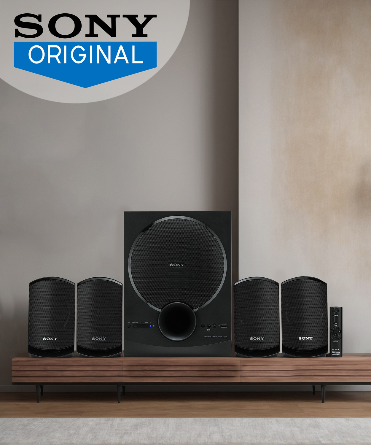 Image of SONY SA-D40 80 W Bluetooth Home Theatre