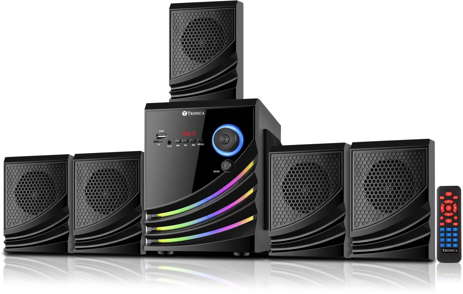 TRONICA FL 40 W Bluetooth Home Theatre (Black, 5.1 Channel)