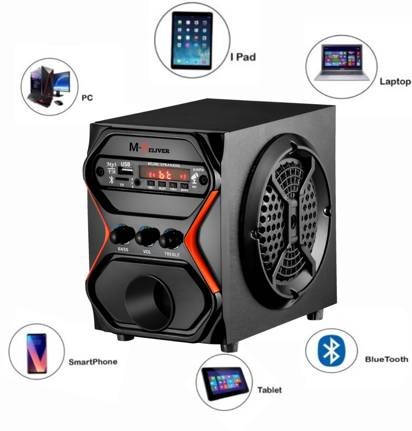 M-BELIVER NANO PLUS 30W Bluetooth Home Theatre - Image 3