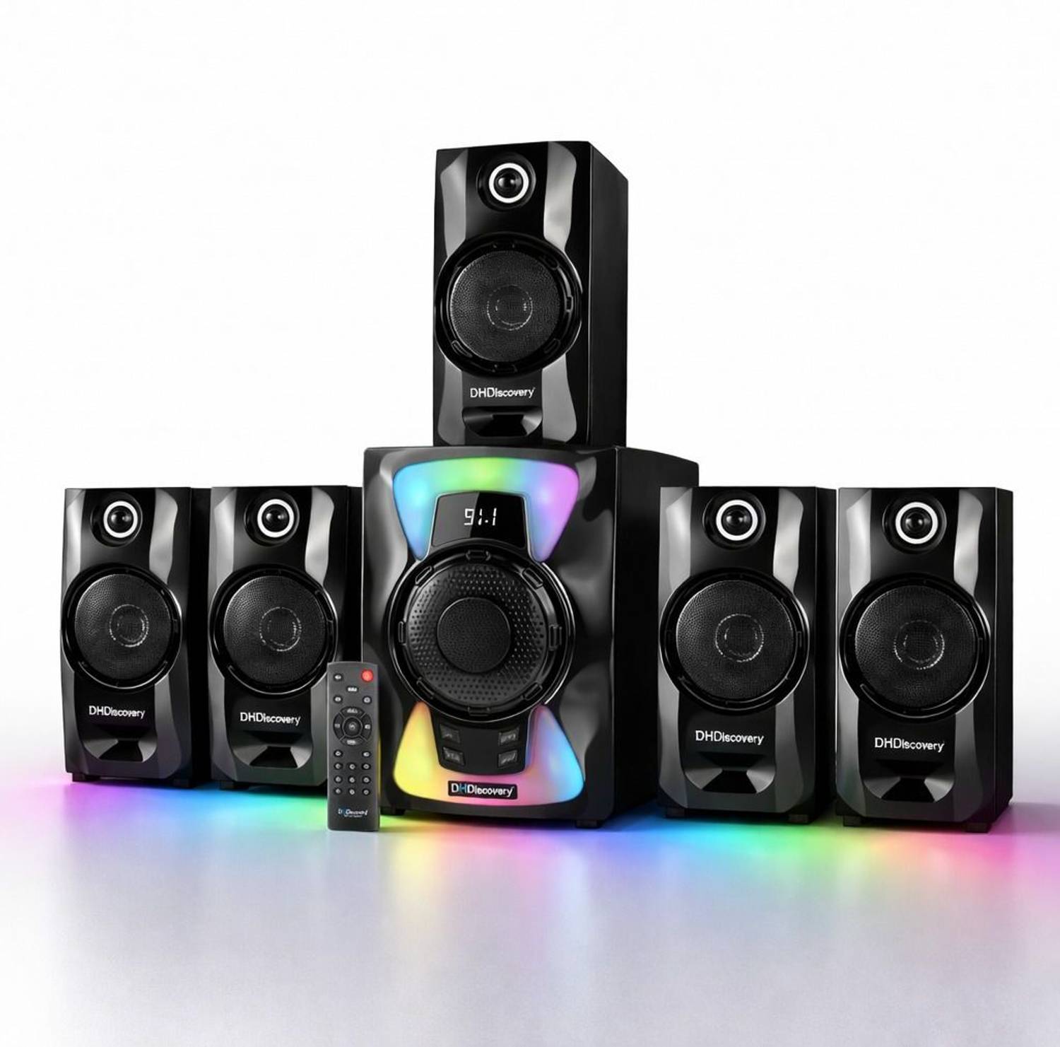 DH Discovery D10 5.1 with 175 W Bluetooth Home Theatre (Black, 5.