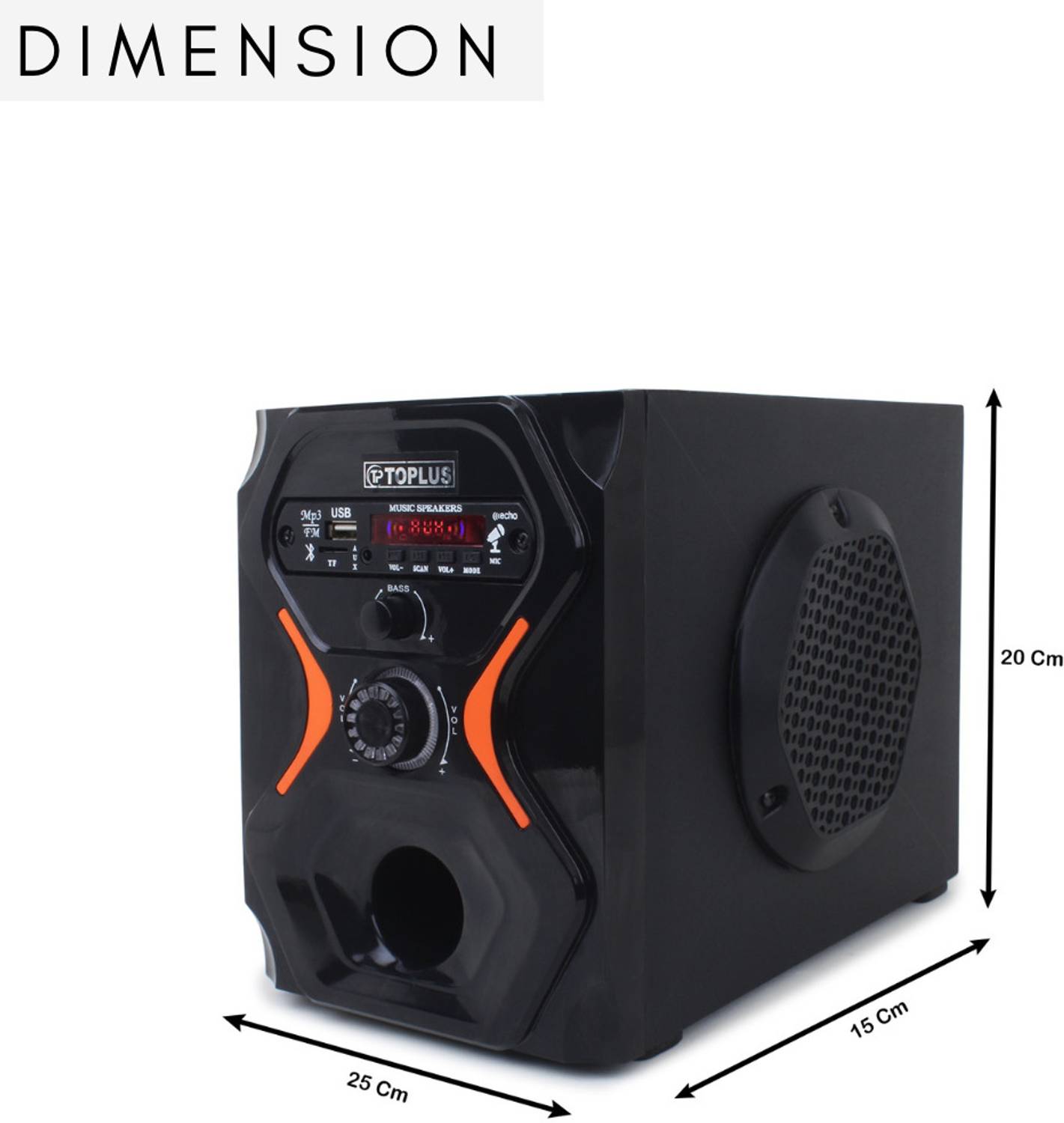 TOPLUS TP-810DT 35W Bluetooth Home Theatre - Image 3