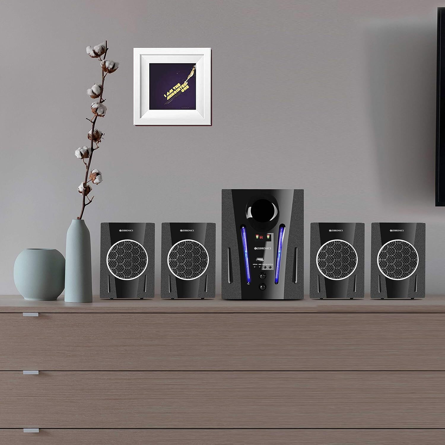 Image of ZEBRONICS ZEB-2750 60 W Bluetooth Home Theatre