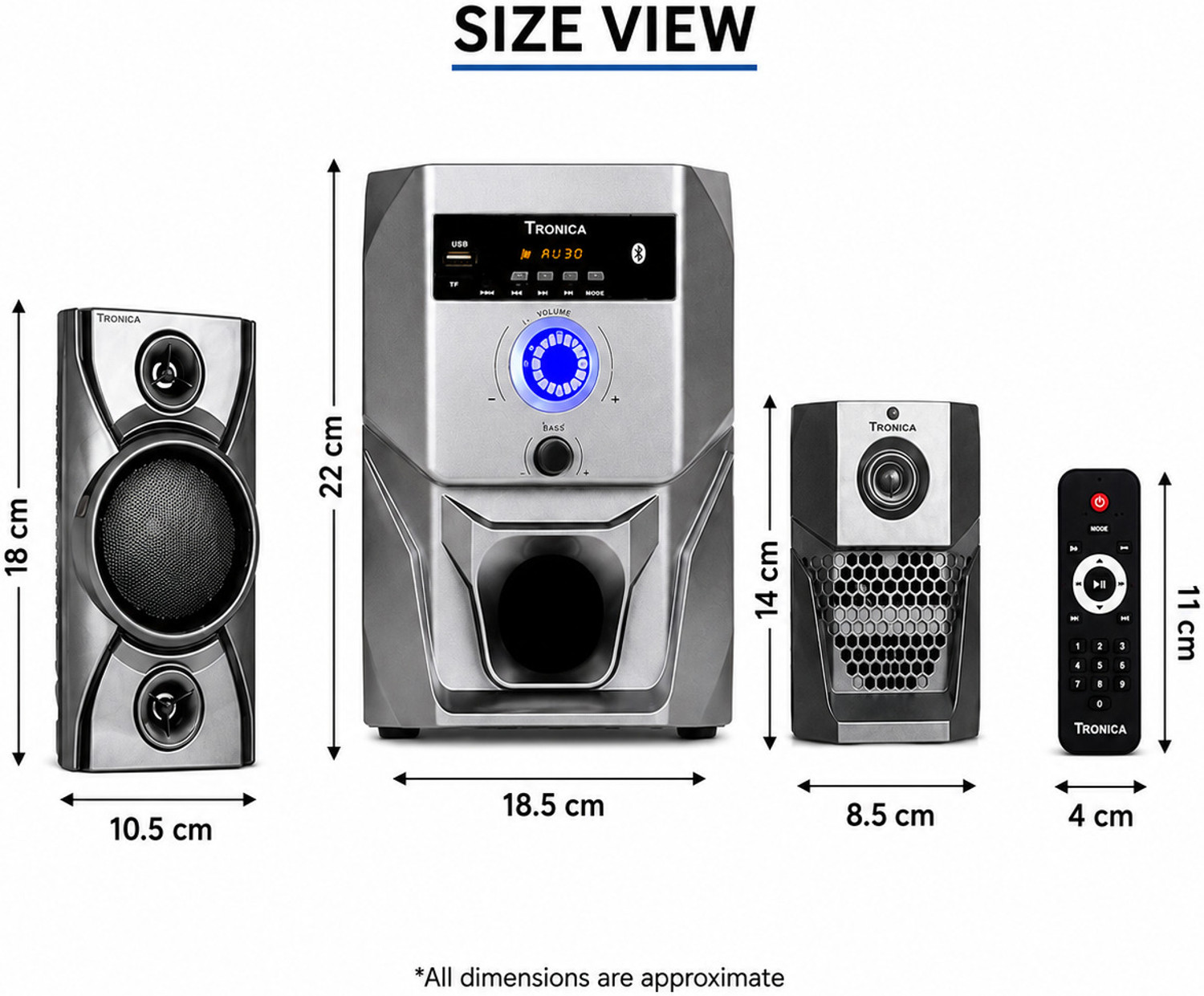 Image of TRONICA 222 40 W Bluetooth Home Theatre