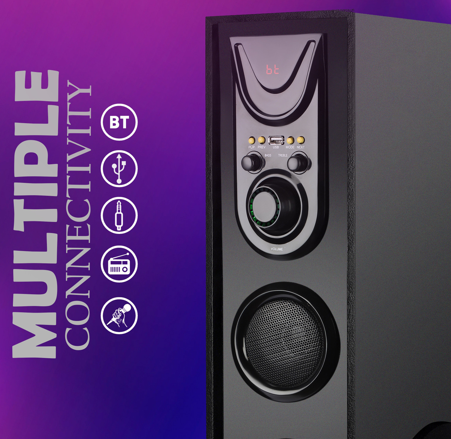 Image of querial Daimond MJ-994 High Bass 100 W Bluetooth Home Theatre