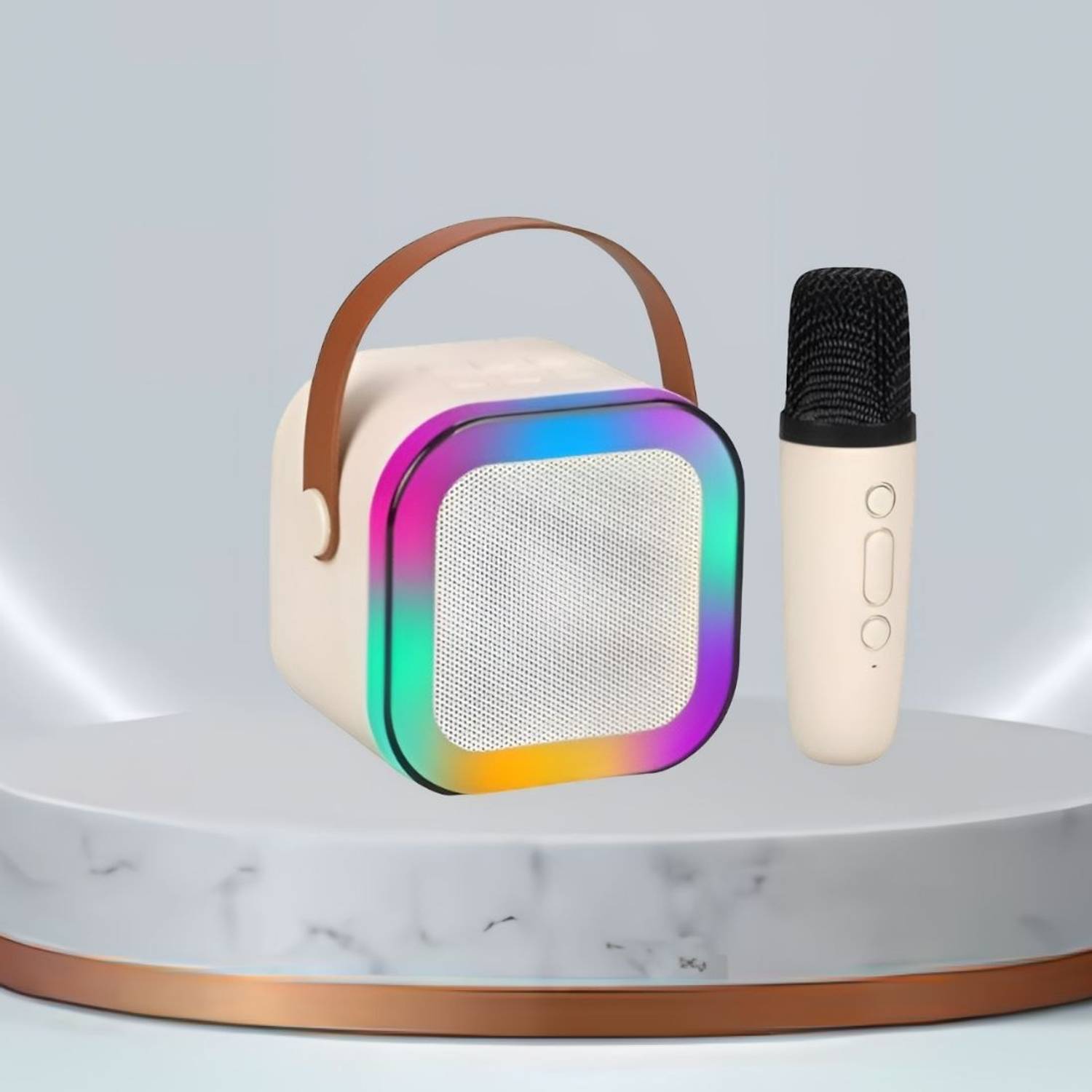FRONY Bluetooth Speaker with mic Karaoke, FM Radio, AUX, USB, SD,