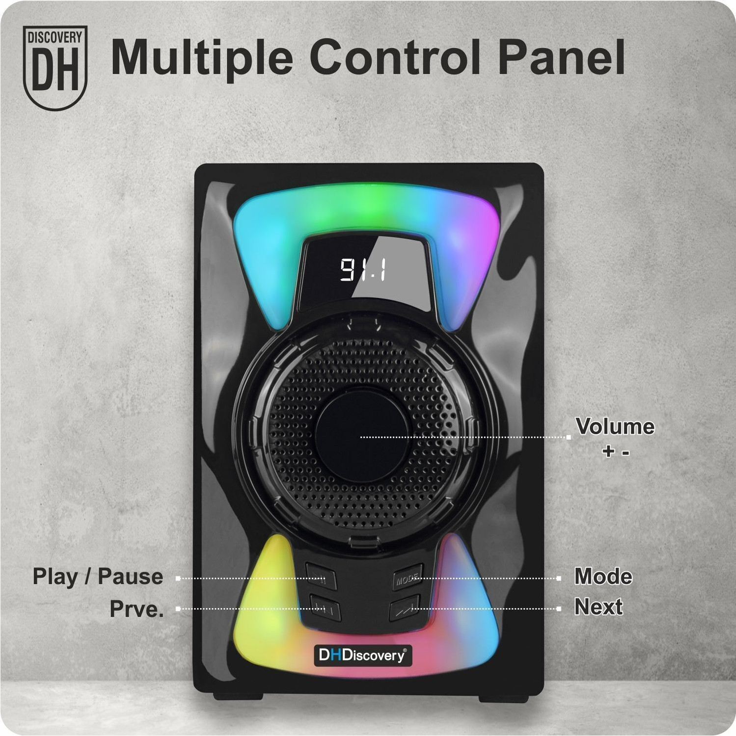 Image of DH Discovery D10 5.1 with 175 W Bluetooth Home Theatre