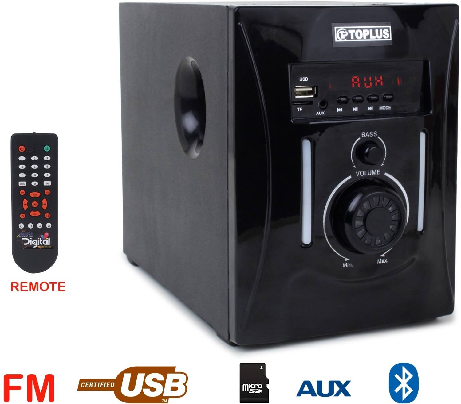 TOPLUS T5-18N5 65W Bluetooth Home Theatre - Image 3