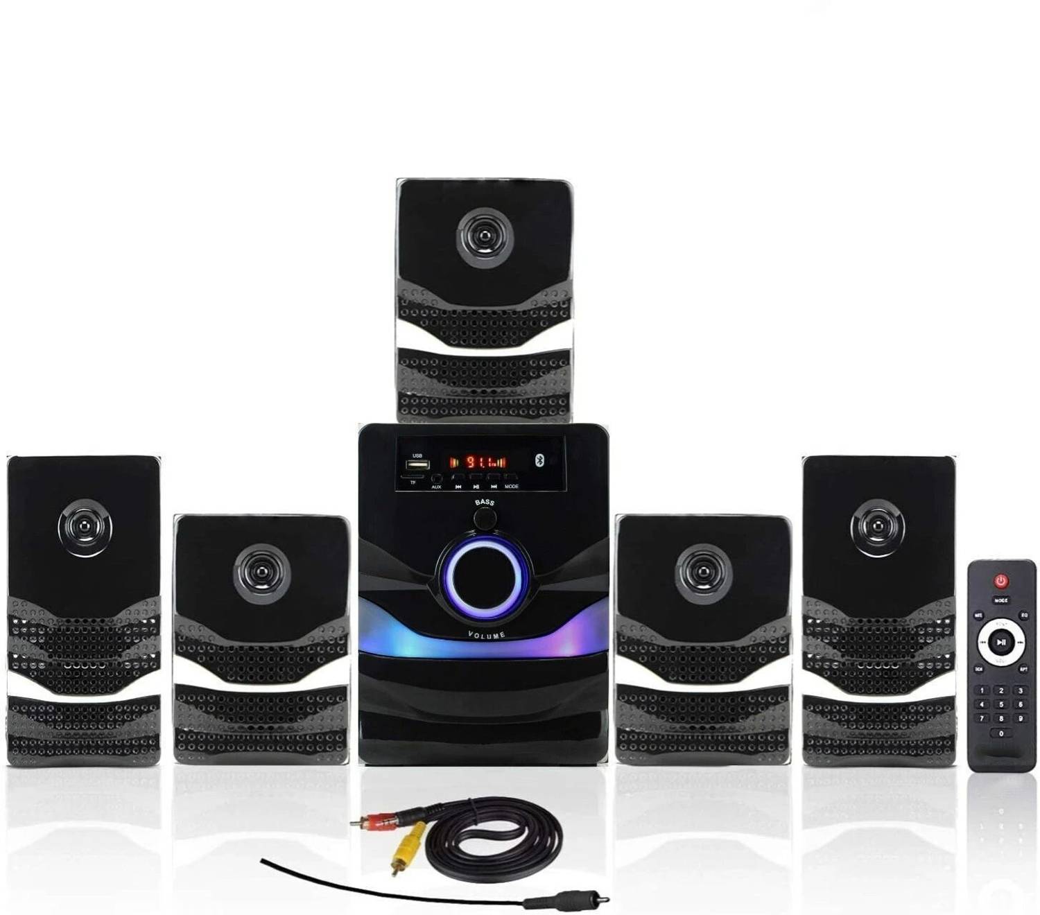Buy TRONICA Ace 3 Series With Bluetooth/PenDrive/Fm/TV/Aux | Remote Control &amp; LED Spectrum 40 W Bluetooth Home Theatre Online from Flipkart.com
