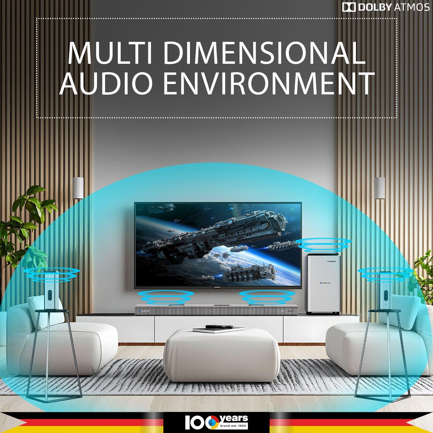 Image of Blaupunkt SBW600 XCEED 9.1.4 Dolby Atmos I 360 Surround Sound I Premium Home Theater 700 W Bluetooth Home Theatre