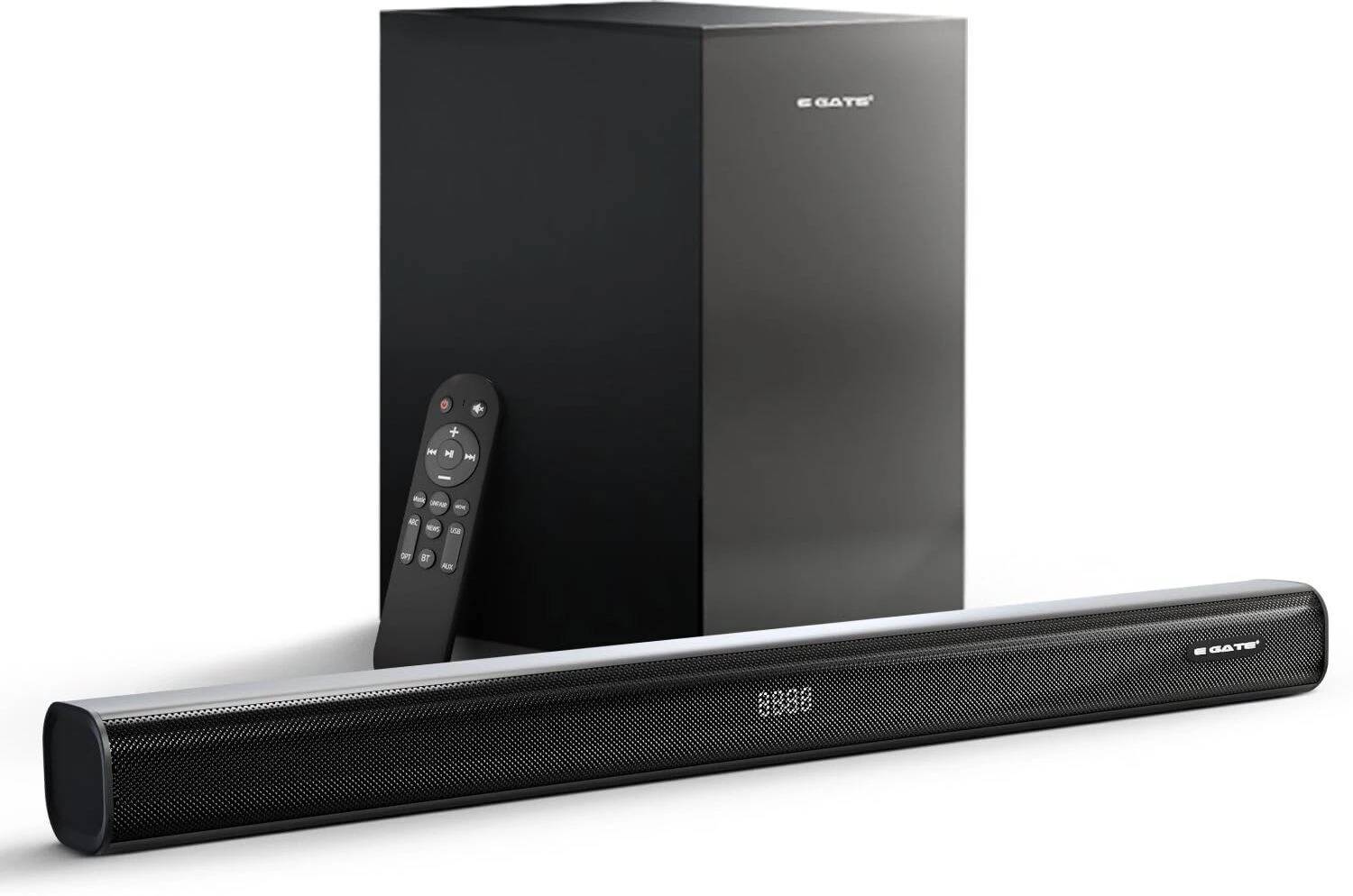 Egate Octopus 330 | Surround Soundbar Subwoofer Speaker | 4 EQ Mode Octa Drive Setup 300 W Bluetooth Soundbar