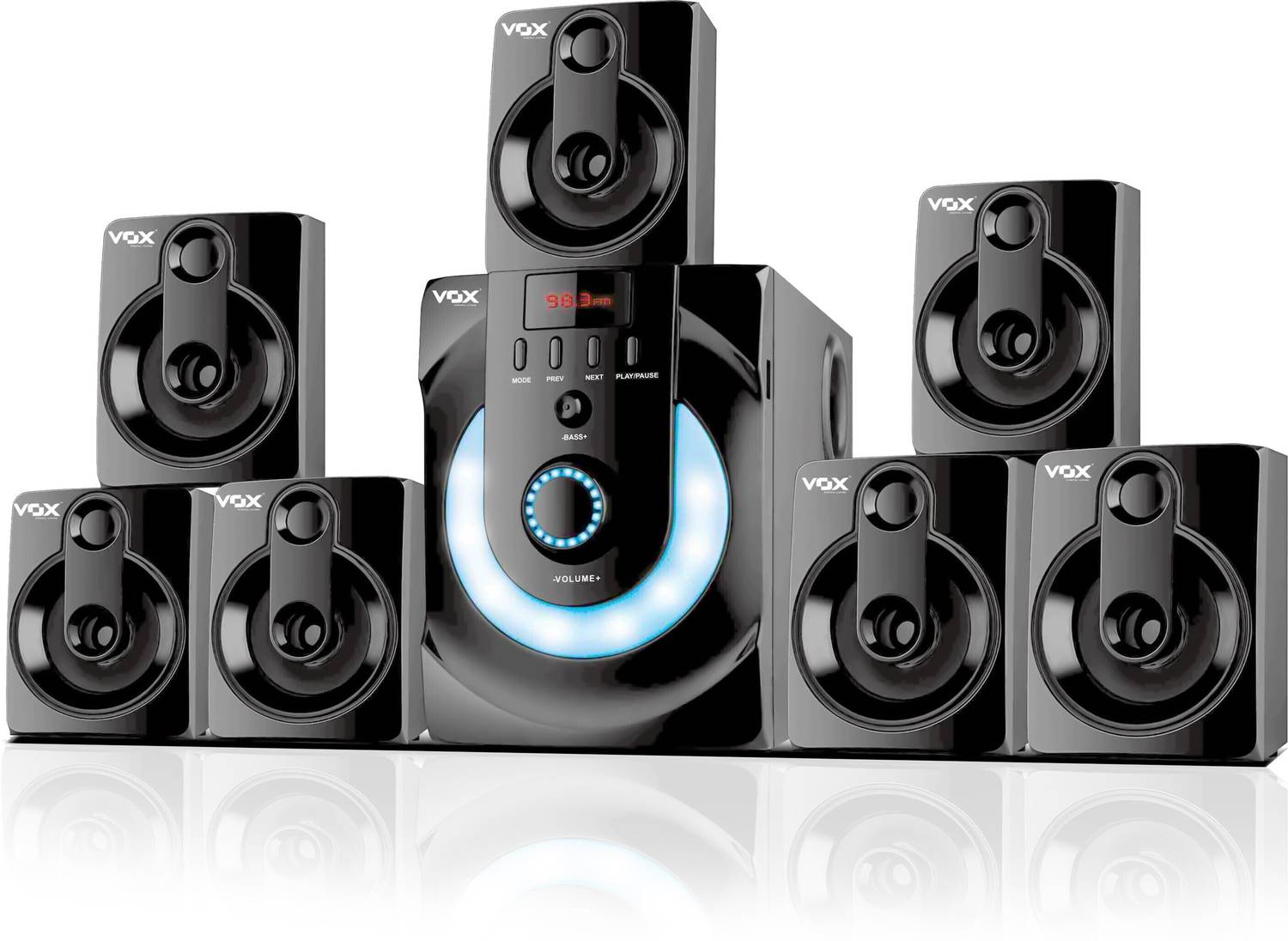 Vox V7171 7.1 Channel 90W Bluetooth Home Theatre
