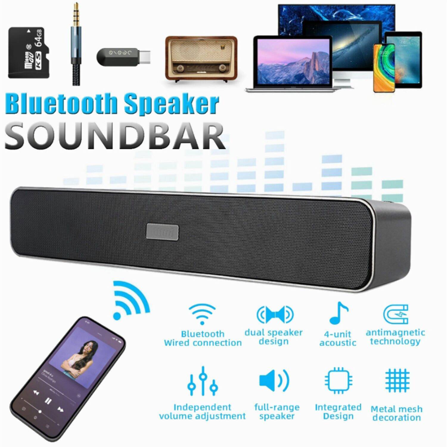 YAROH CX-39 M51 56W Bluetooth Home Theatre - Image 3