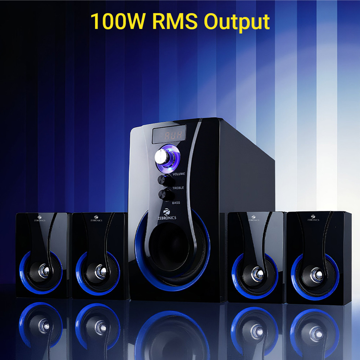 Image of ZEBRONICS Zeb BT3490RUCF 100 Watt Home Theatre
