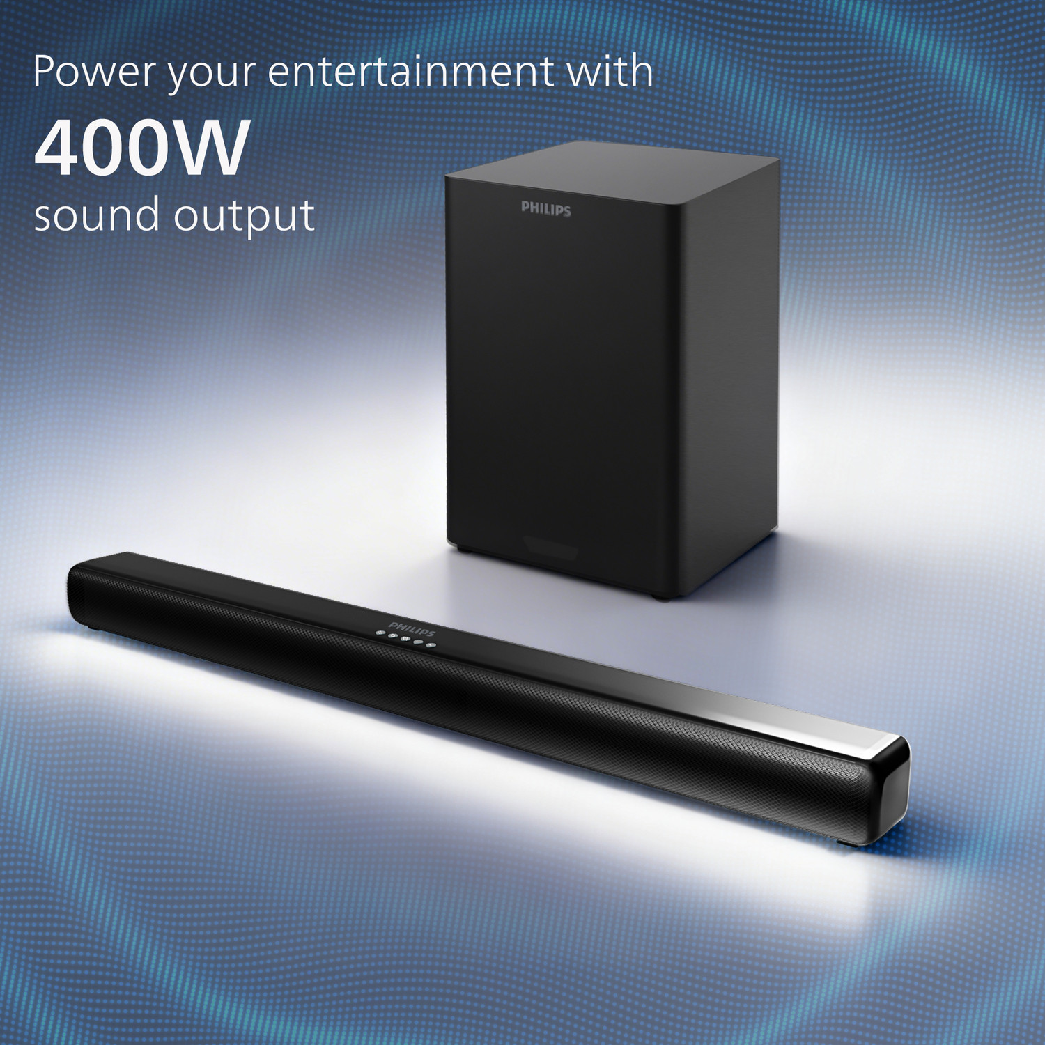 Image of PHILIPS TAB5341 /94 400W Soundbar, Dolby Audio, Bluetooth 5.4, HDMI ARC 400 W Bluetooth Soundbar