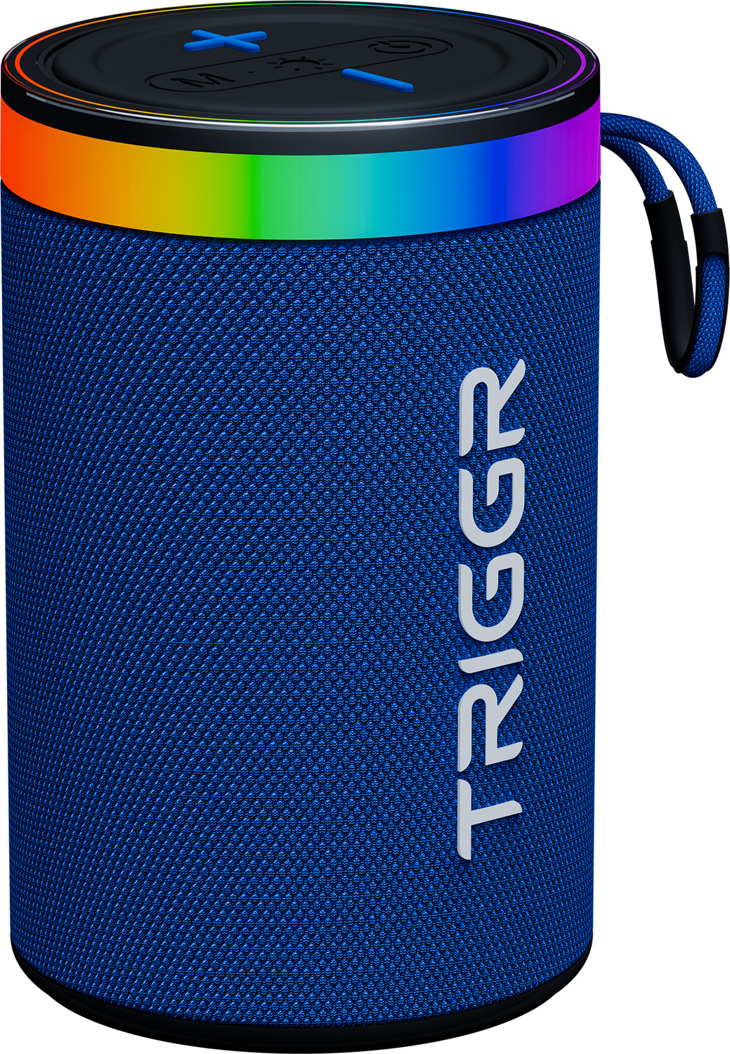 Image of TRIGGR Roar 10 with RGB Lights, Fabric Exterior, TWS & FM Mode, 8H Playtime 10 W Bluetooth Speaker