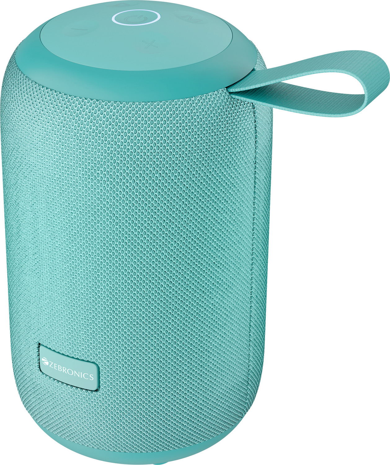 Image of ZEBRONICS Music bomb i10,12hrs Playback, Dual Drivers, BT v5.4, USB , AUX, Type-C Charging 16 W Bluetooth Speaker