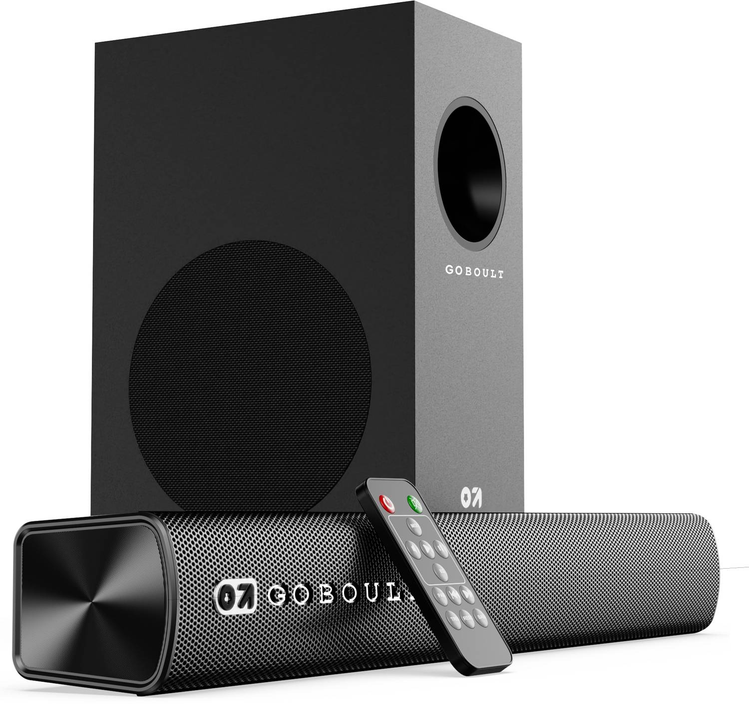 GOBOULT Bassbox X60 with Subwoofer, 60W Power, 2.1 Channel, 3 EQ