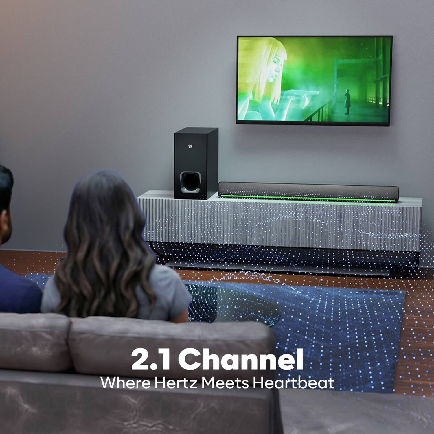 GOVO Gosurround 975 Pro 400W Bluetooth Soundbar Silver - Image 2