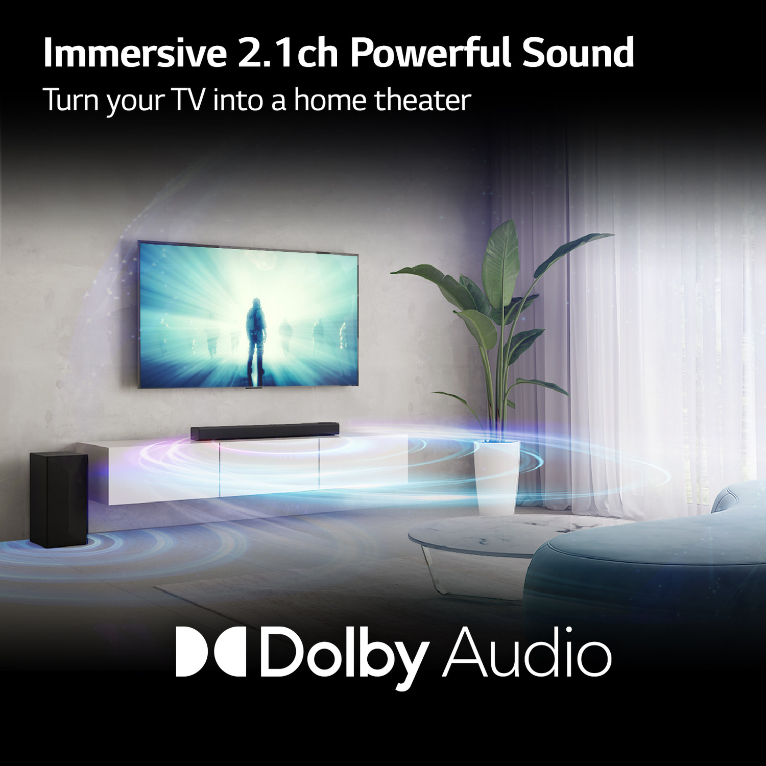 Image of LG S40Q AI Sound Pro, HDMI , interface 300 W Bluetooth Soundbar