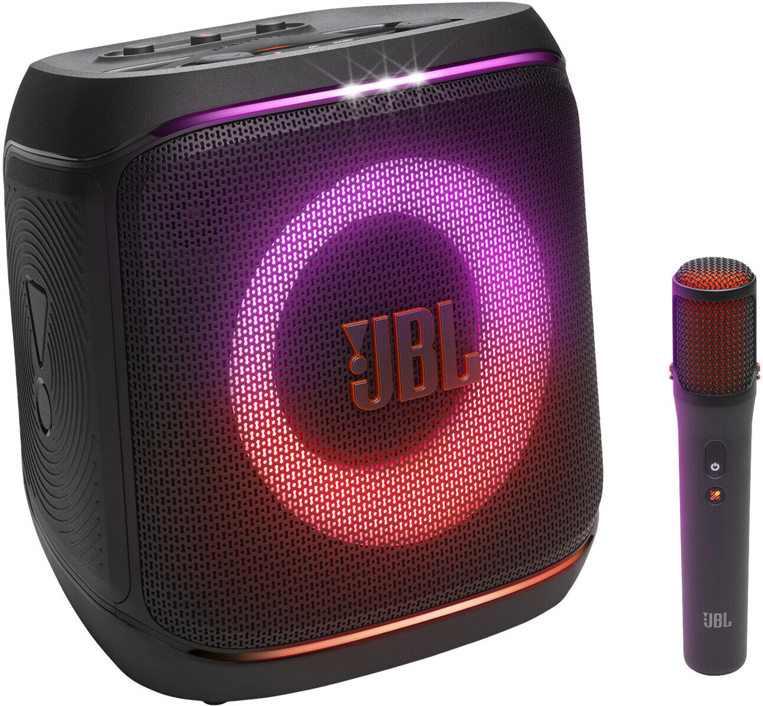 Image of JBL Partybox Encore 2 Plus with Mic,AI Sound Boost,Dynamic Light Show,15Hrs Playtime 100 W Bluetooth Soundbar