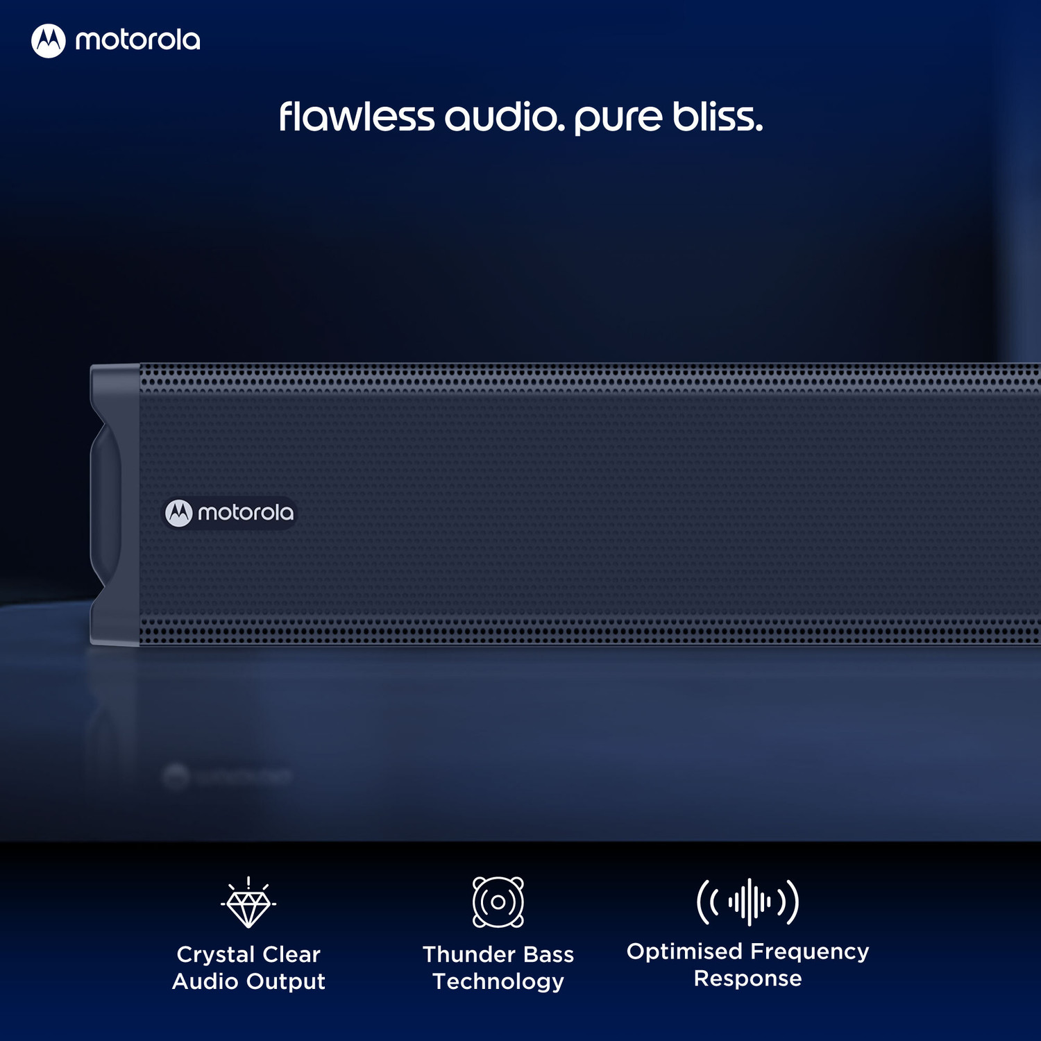 Image of MOTOROLA AmphisoundX Vibe Dolby 550 W Bluetooth Soundbar