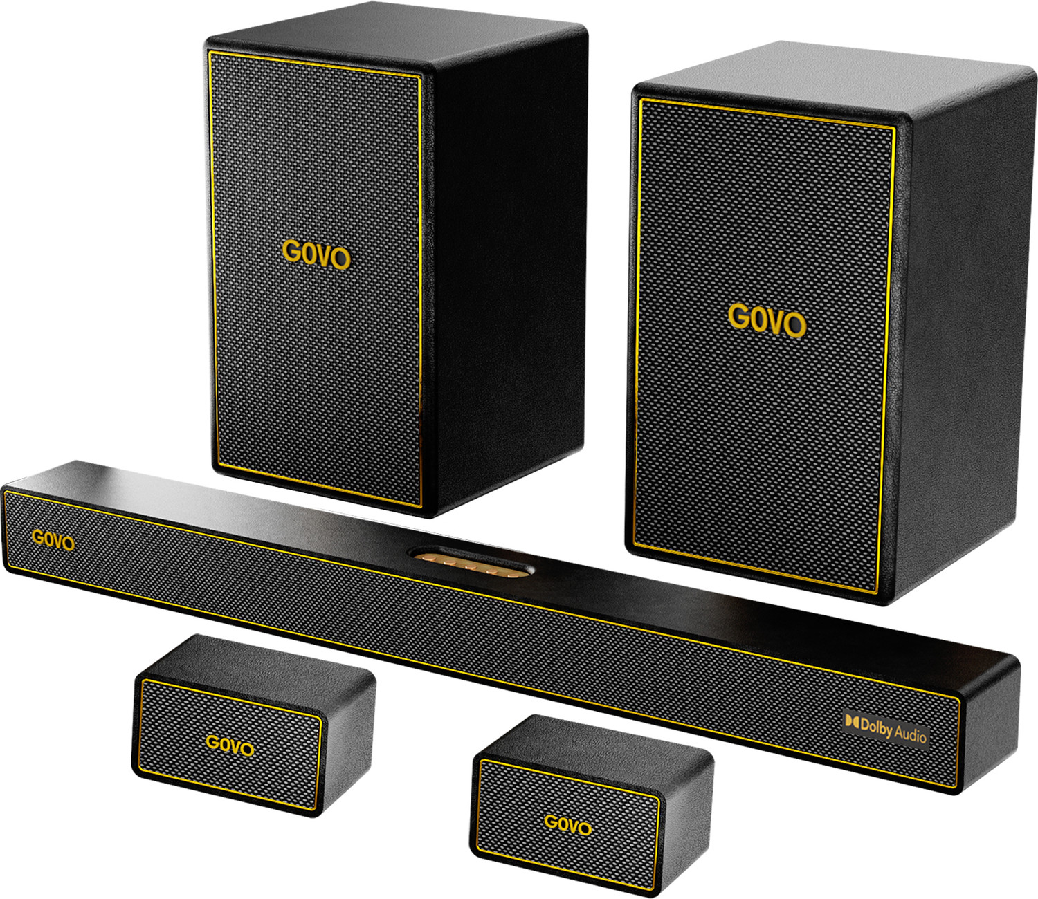 Image of GOVO Gosurround 1008 Pro Dolby Digital Wired Subwoofer 680 W Bluetooth Soundbar