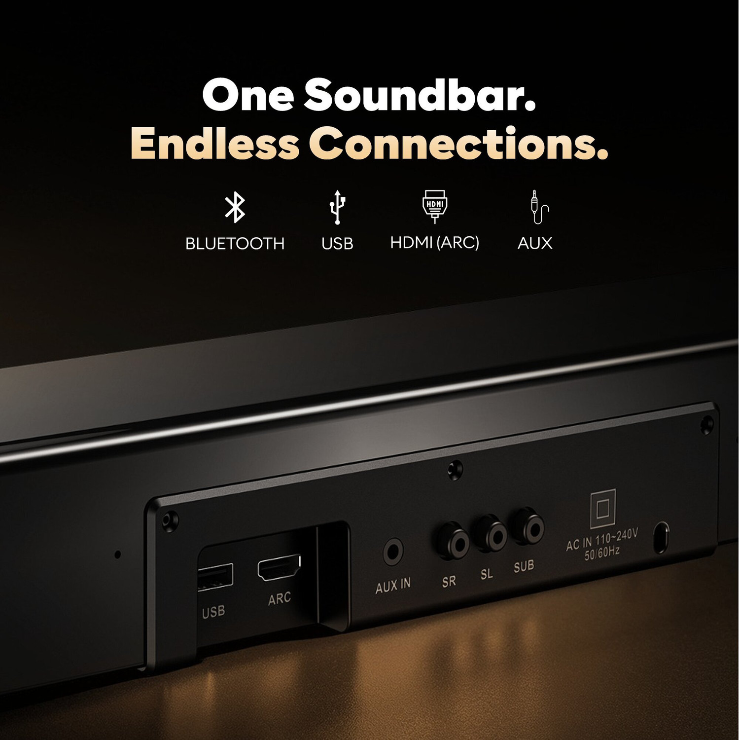 Image of GOVO GoSurround 690 120 W Bluetooth Soundbar