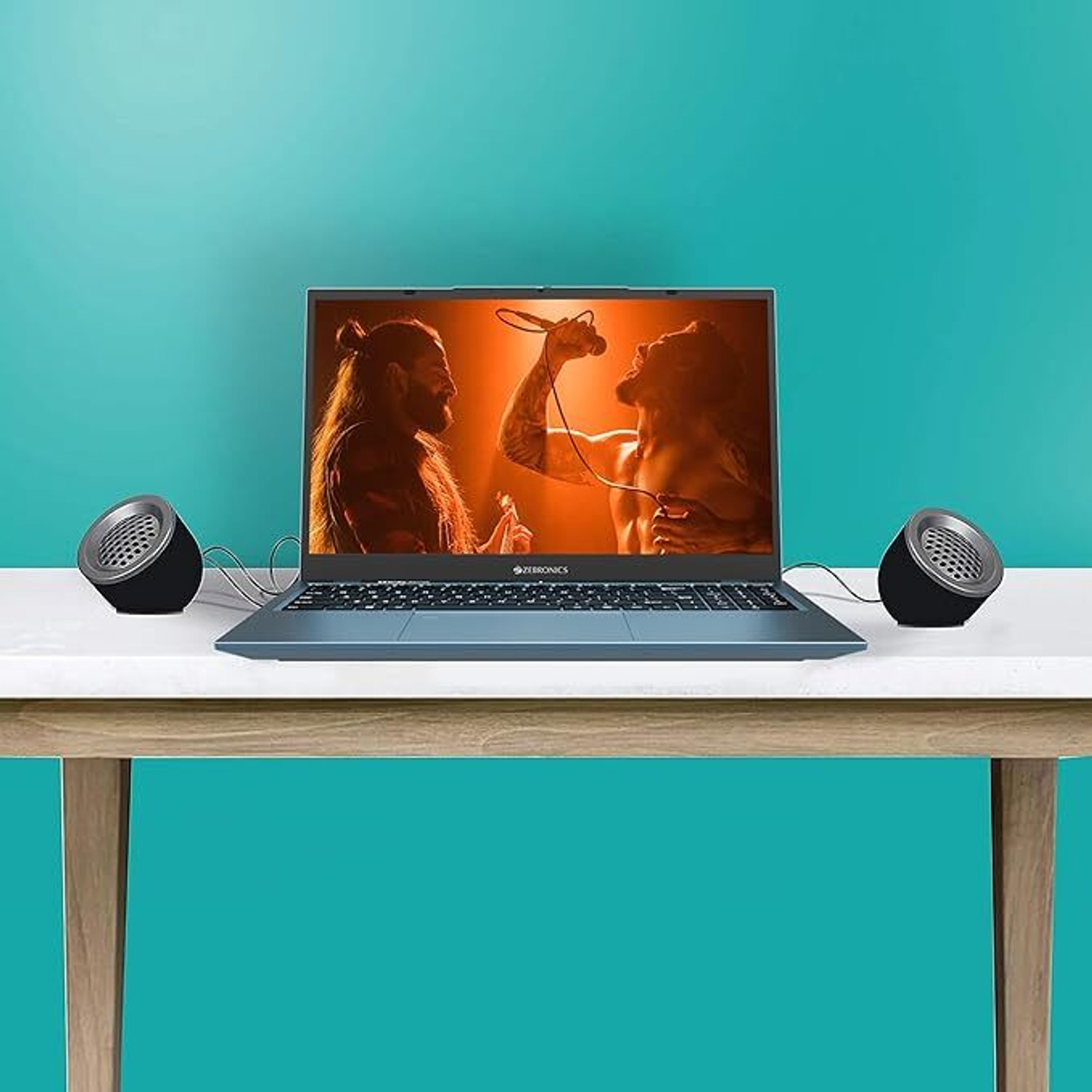 Image of ZEBRONICS Zeb Pluto 5 W Laptop /Desktop Speaker