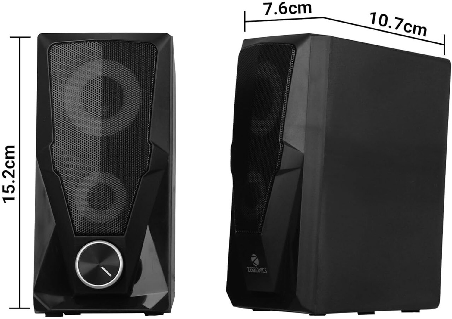 Image of ZEBRONICS ZEB-Warrior 2.0 10 W Bluetooth Laptop /Desktop Speaker