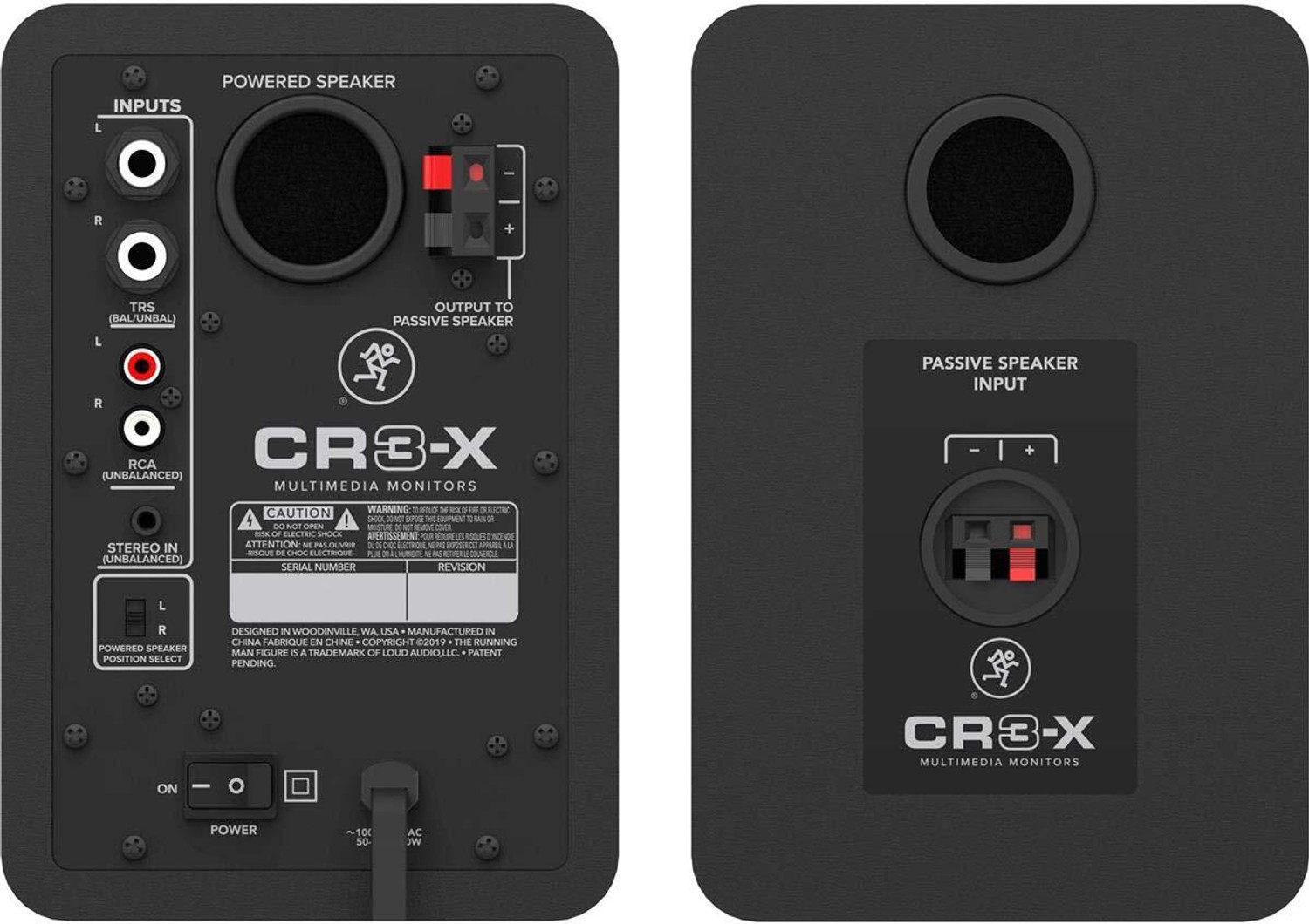 Image of Mackie CR3-X pair Powered Studio Monitors 50 W Laptop /Desktop Speaker