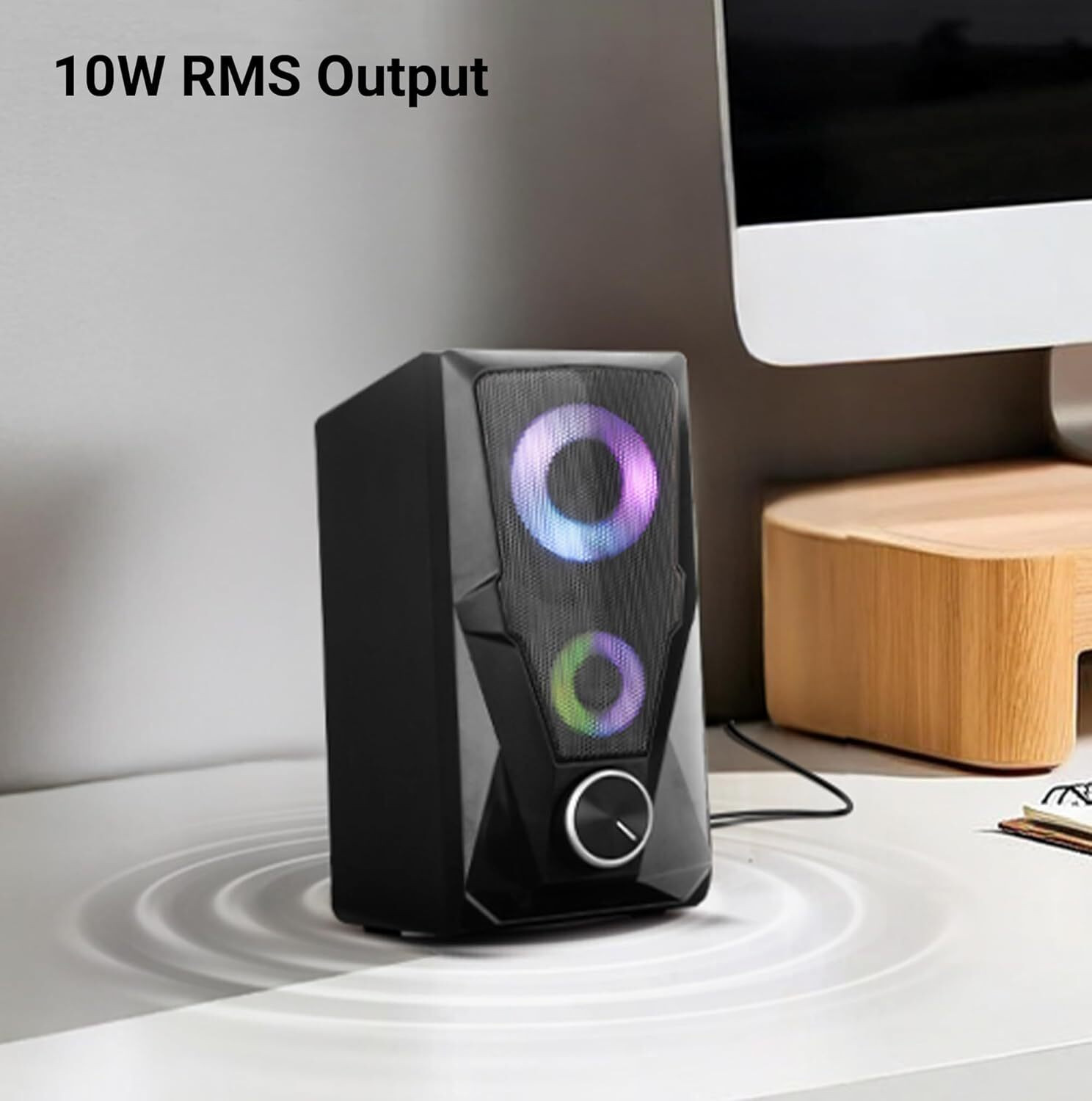 Image of ZEBRONICS ZEB-Warrior 2.0 10 W Bluetooth Laptop /Desktop Speaker