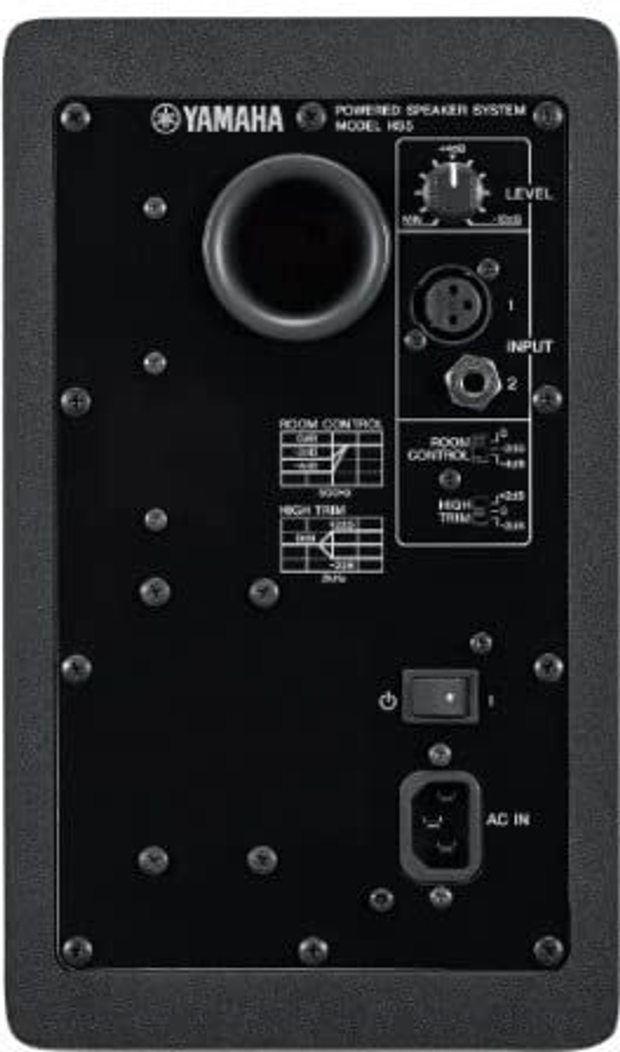 Image of YAMAHA HS5 Pair Black Powered Studio Monitors 70 W Laptop /Desktop Speaker