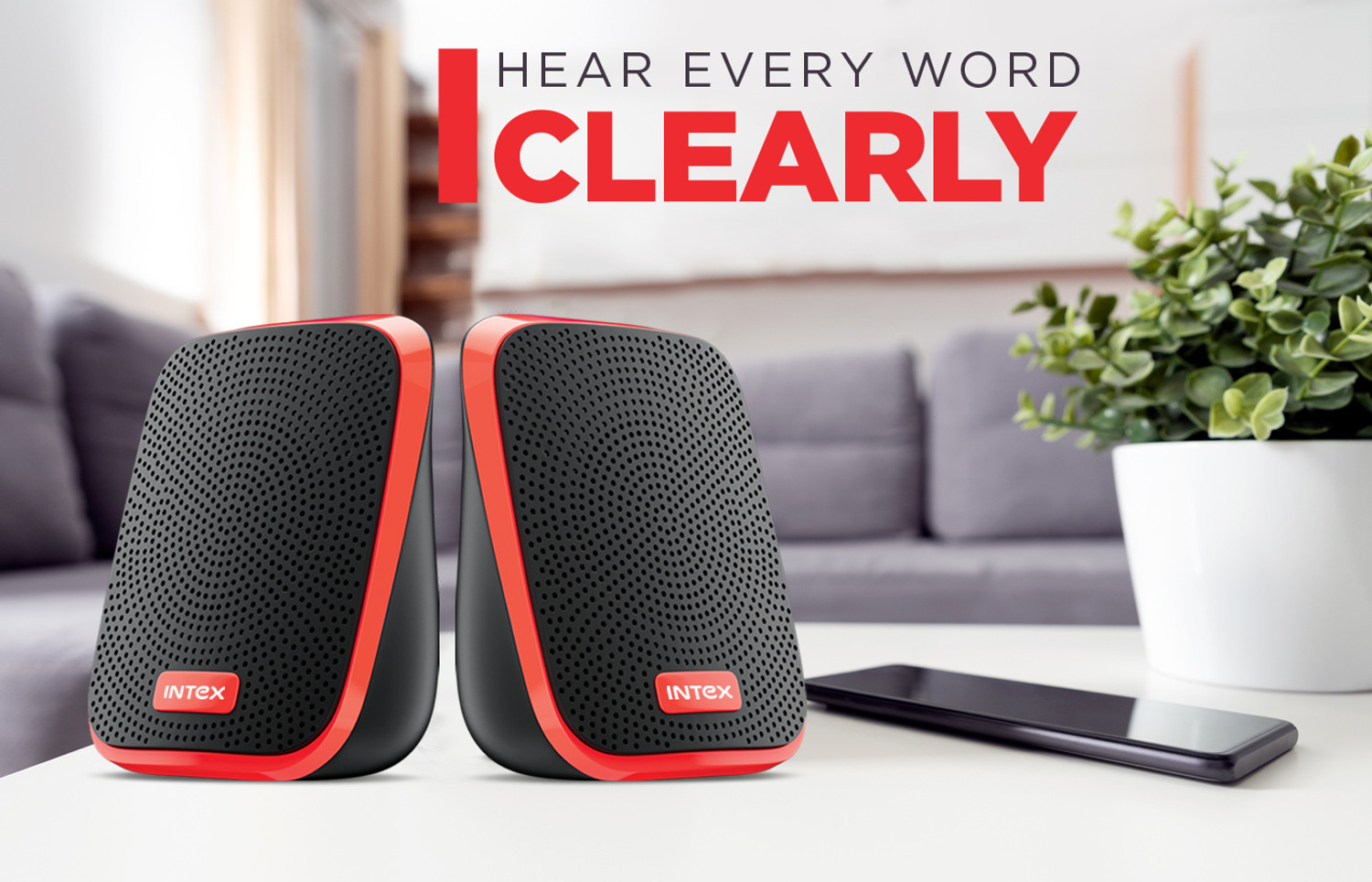 Image of Intex IT 120 DESKTOP SPEAKER 2.0 10 W Laptop /Desktop Speaker