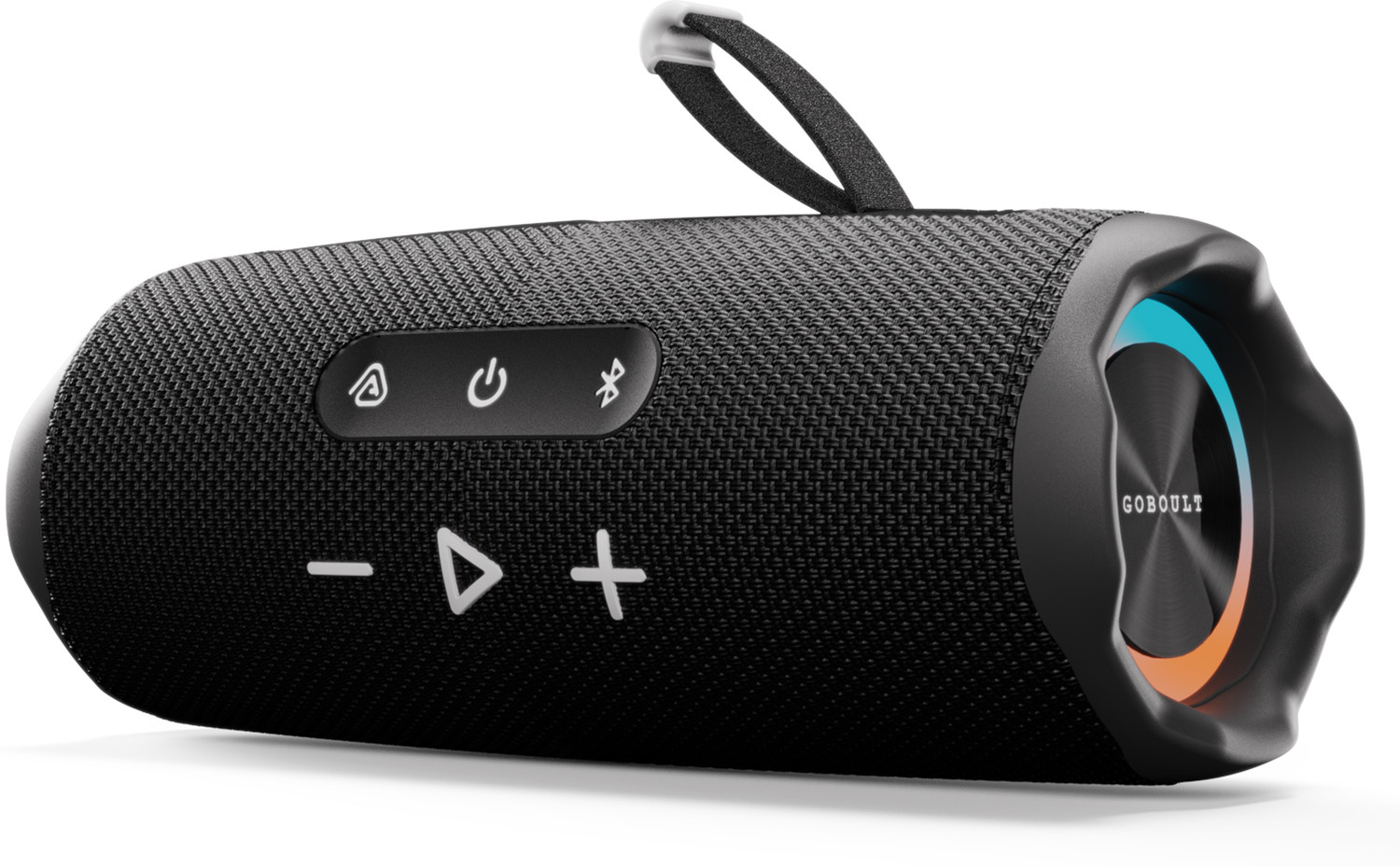 Image of GOBOULT Groove 14W, Dual Dynamic Drivers, RGB LED, TWS Connectivity, Upto 10Hrs Battery 14 W Bluetooth Speaker