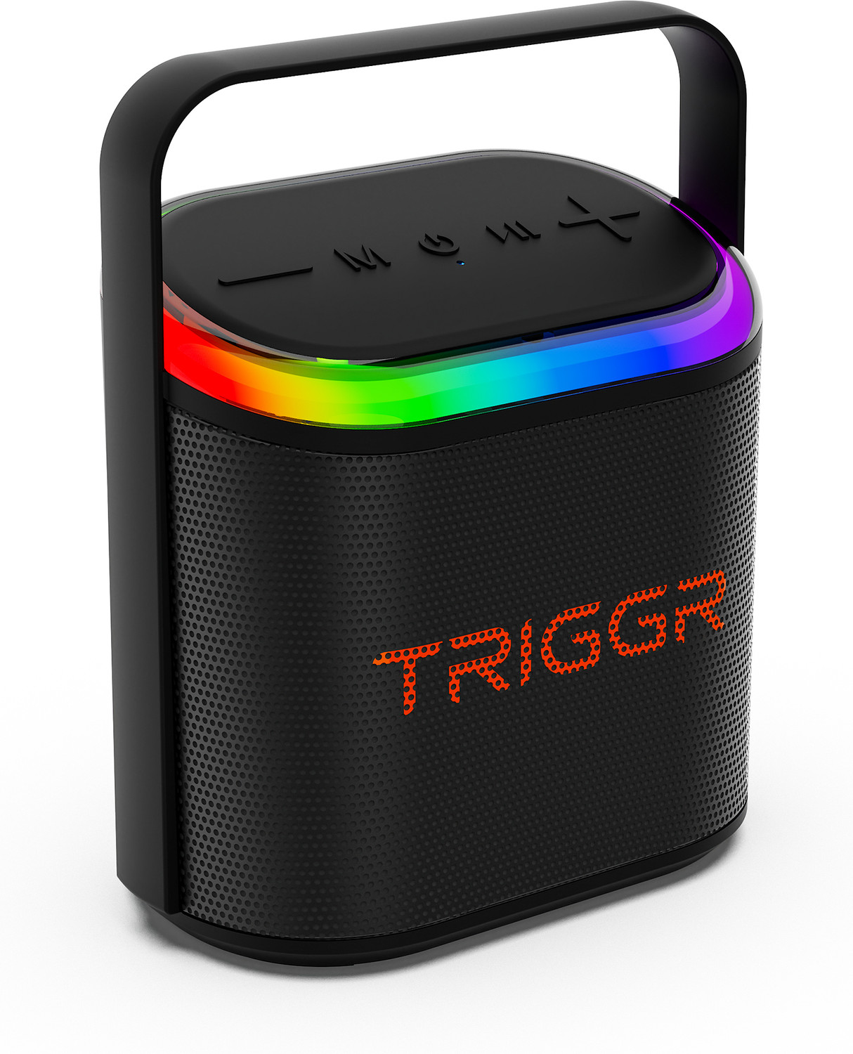 Image of TRIGGR Roar 20 with RGB Lights, Metal Mesh, TWS & FM Mode, 7H Playtime, BT v5.4,20W 20 W Bluetooth Speaker