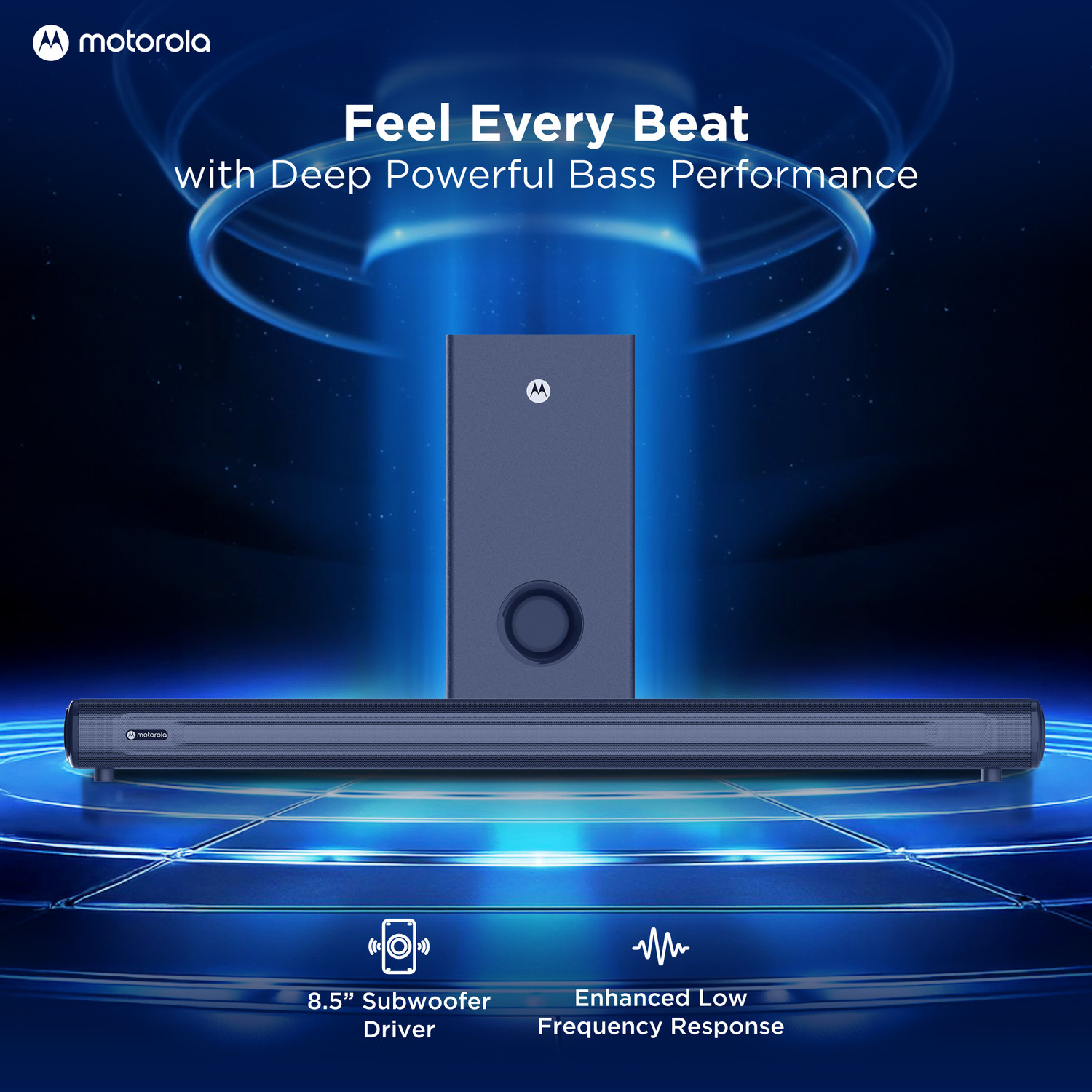 Image of MOTOROLA AmphisoundX Vibe 220 W Bluetooth Soundbar