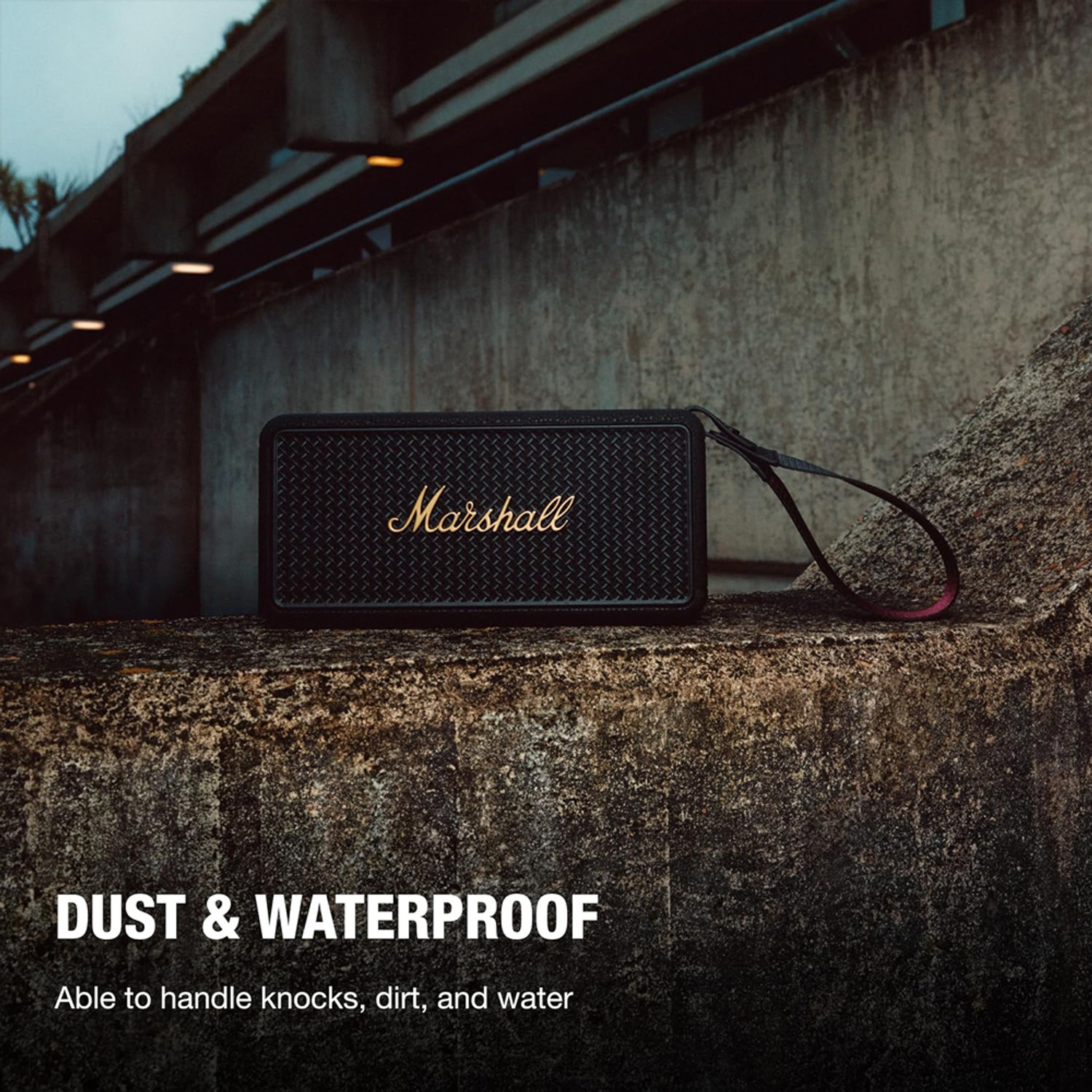 Image of Marshall Middleton II Portable, Over 30 Hours Playtime, IP67 Waterproof 80 W Bluetooth Party Speaker