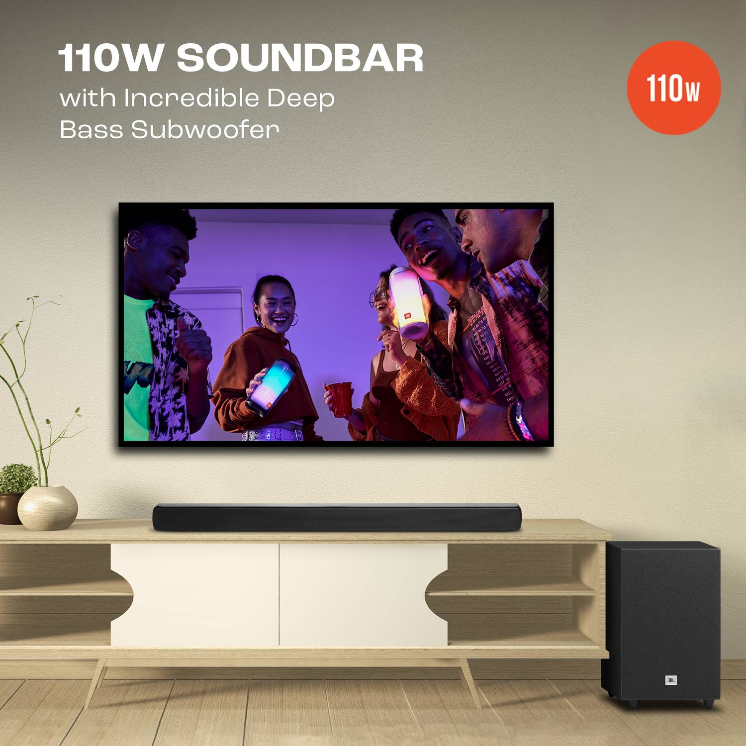 JBL Cinema SB240 2.1 Channel Bluetooth Soundbar - Image 5
