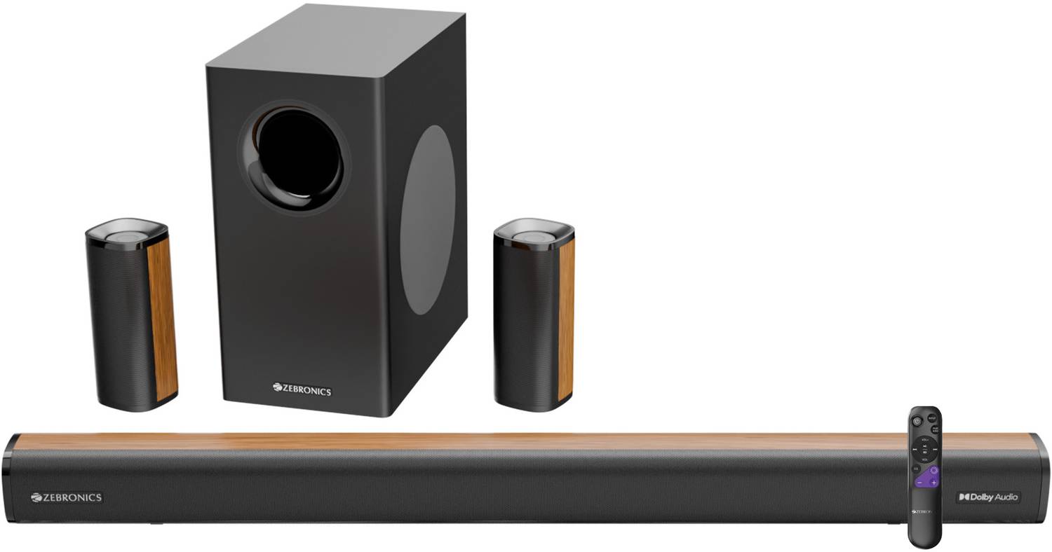 ZEBRONICS Juke Bar 9451 Dolby Audio Wireless Subwoofer & Dual Satellit