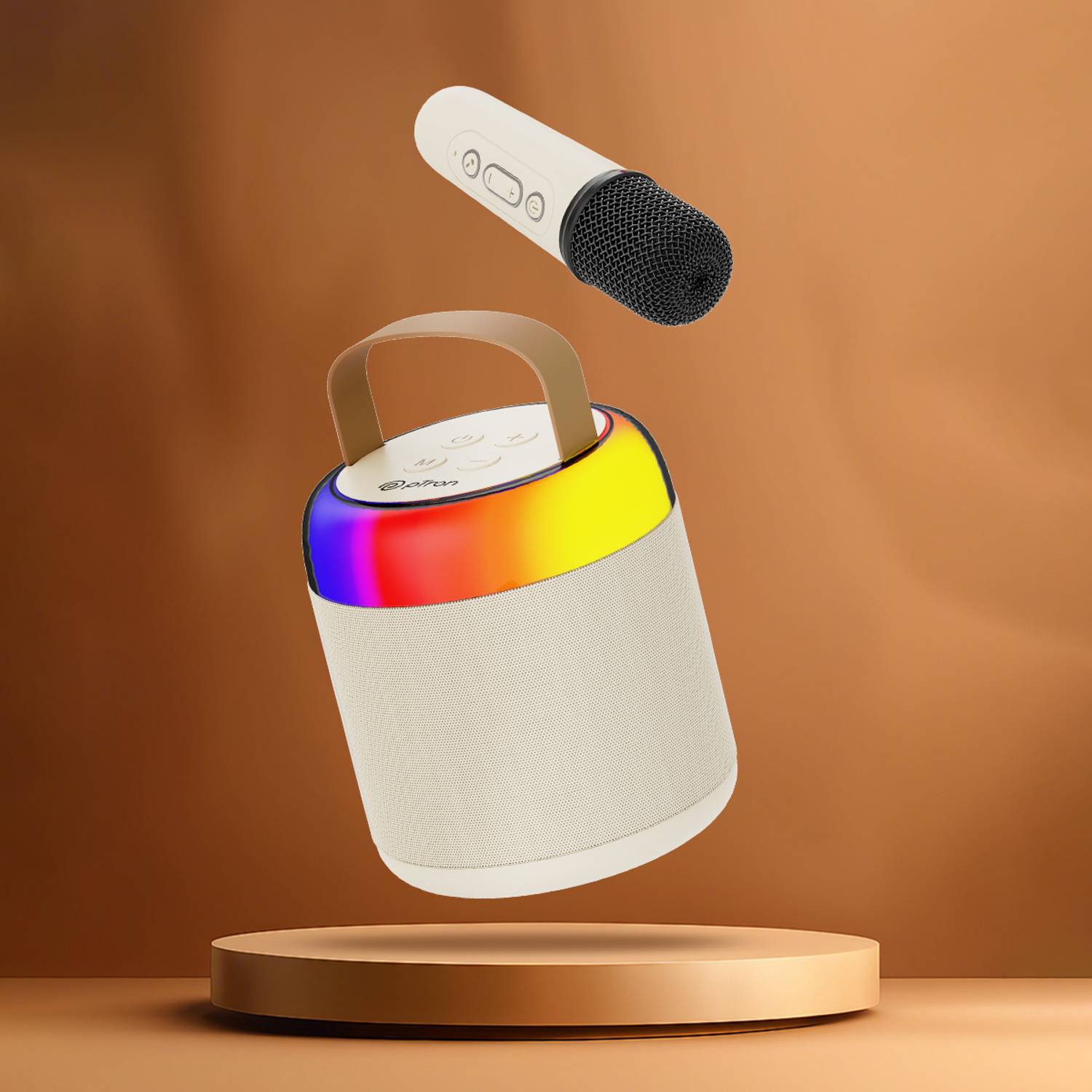 PTron Funk Mojo / Fusion Bliss w/ Karaoke Mic, 16W Pristine Sound, 6Hrs Playtime 16 W Bluetooth Speaker