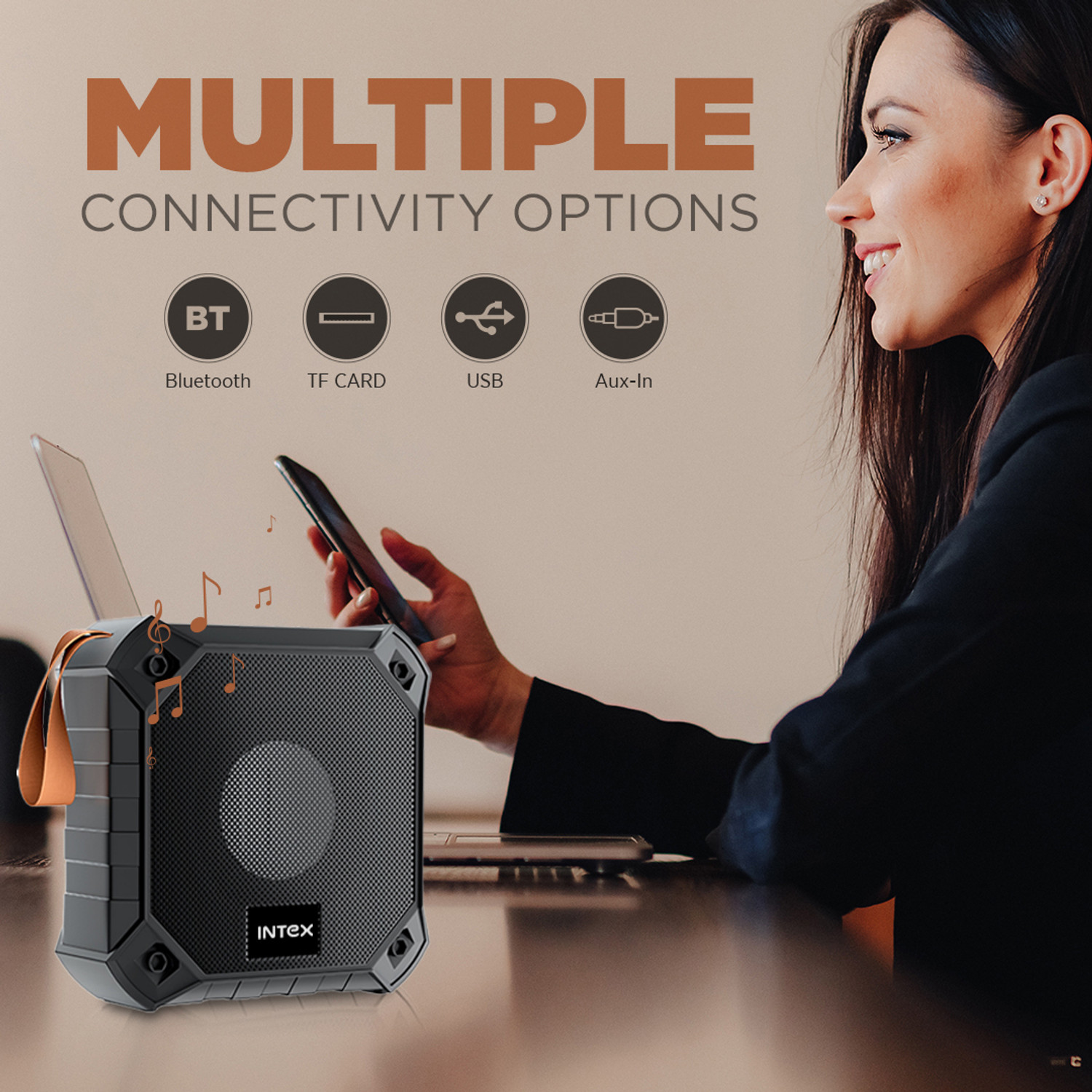 Image of Intex Beast 101 Pro Wireless Portable 5 W Bluetooth Speaker