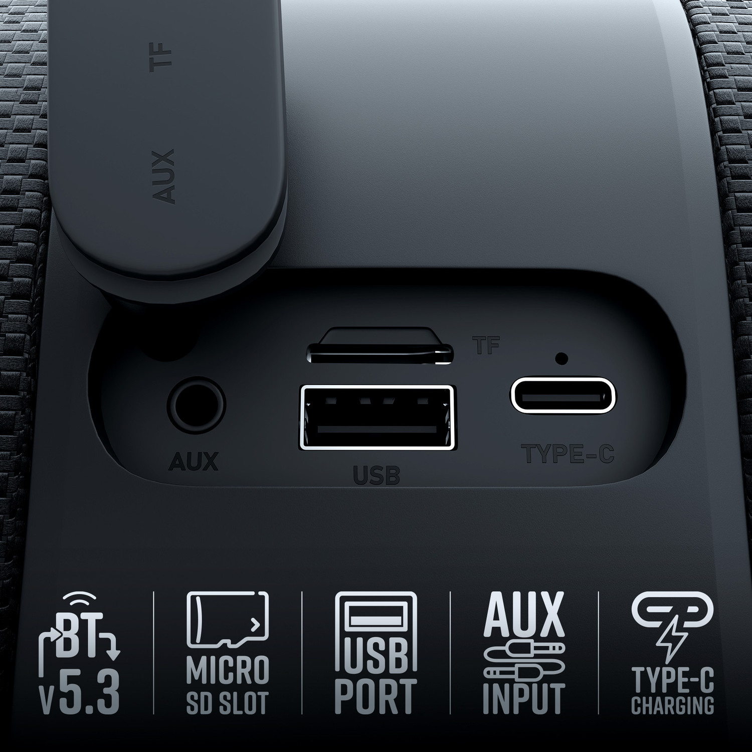 Image of ZEBRONICS Sound Feast 200 (Zeb-PSPK 46), 10Hr Playback, mSD, TWS, USB 30 W Bluetooth Speaker