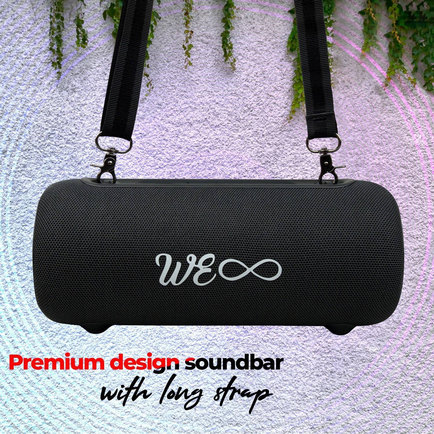 Walta Elite Brio 1370 Portable Soundbar Speaker, 26W, RGB, TWS - Image 4