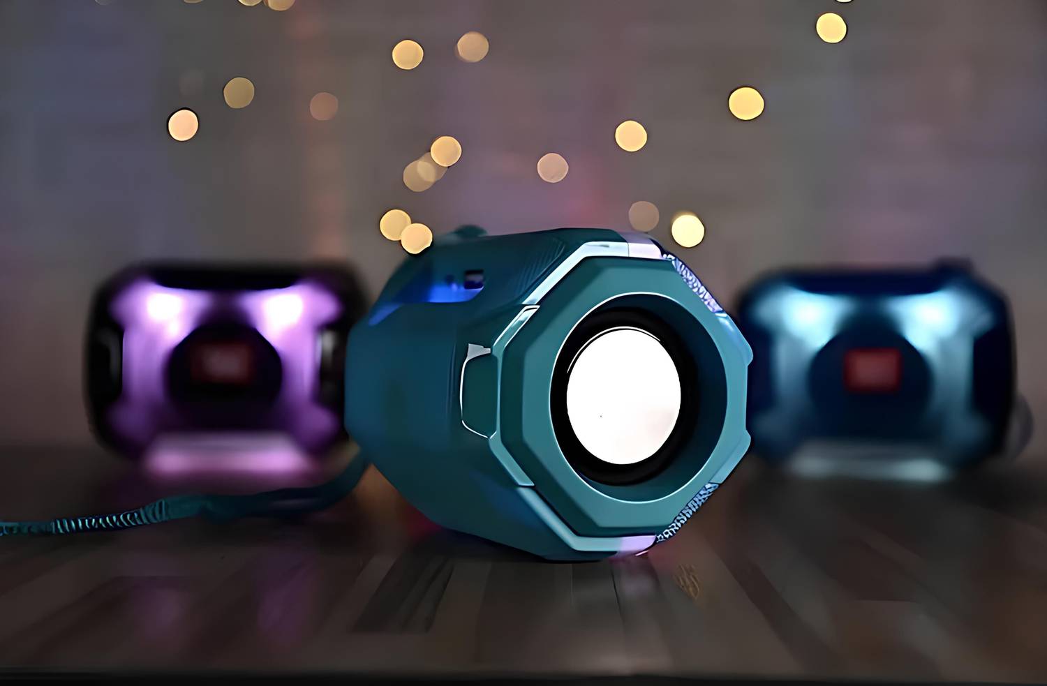 WOOS Portable Bluetooth Speaker 5.0 Mini Soundbar,5Hrs Playback (Multi Colour) 10 W Bluetooth Speaker