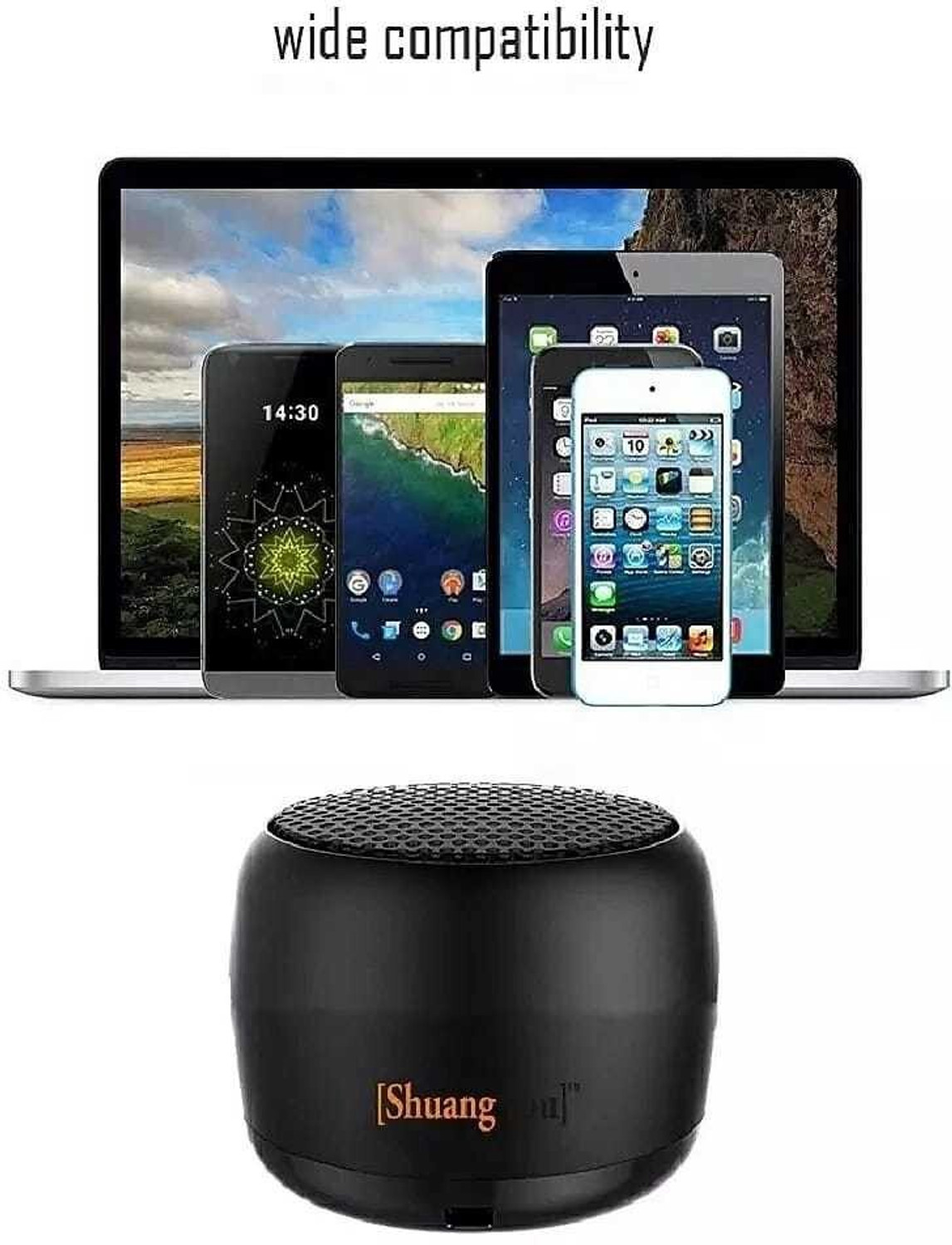 Image of SHUANG YOU Bluetooth Speakers Portable Small Pocket Size Super Mini Wireless Speaker Tiny Body Loud Voice with Microphone for Smartphones (Multicolor) 0.2 W Bluetooth Speaker