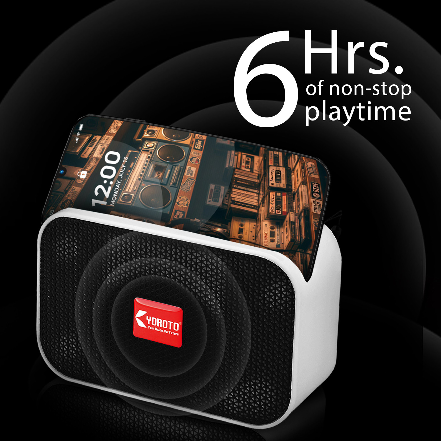 Image of YOROTO RGB Portable Speaker With Ultra Thunder Sound and High Bass 10 W Bluetooth Speaker
